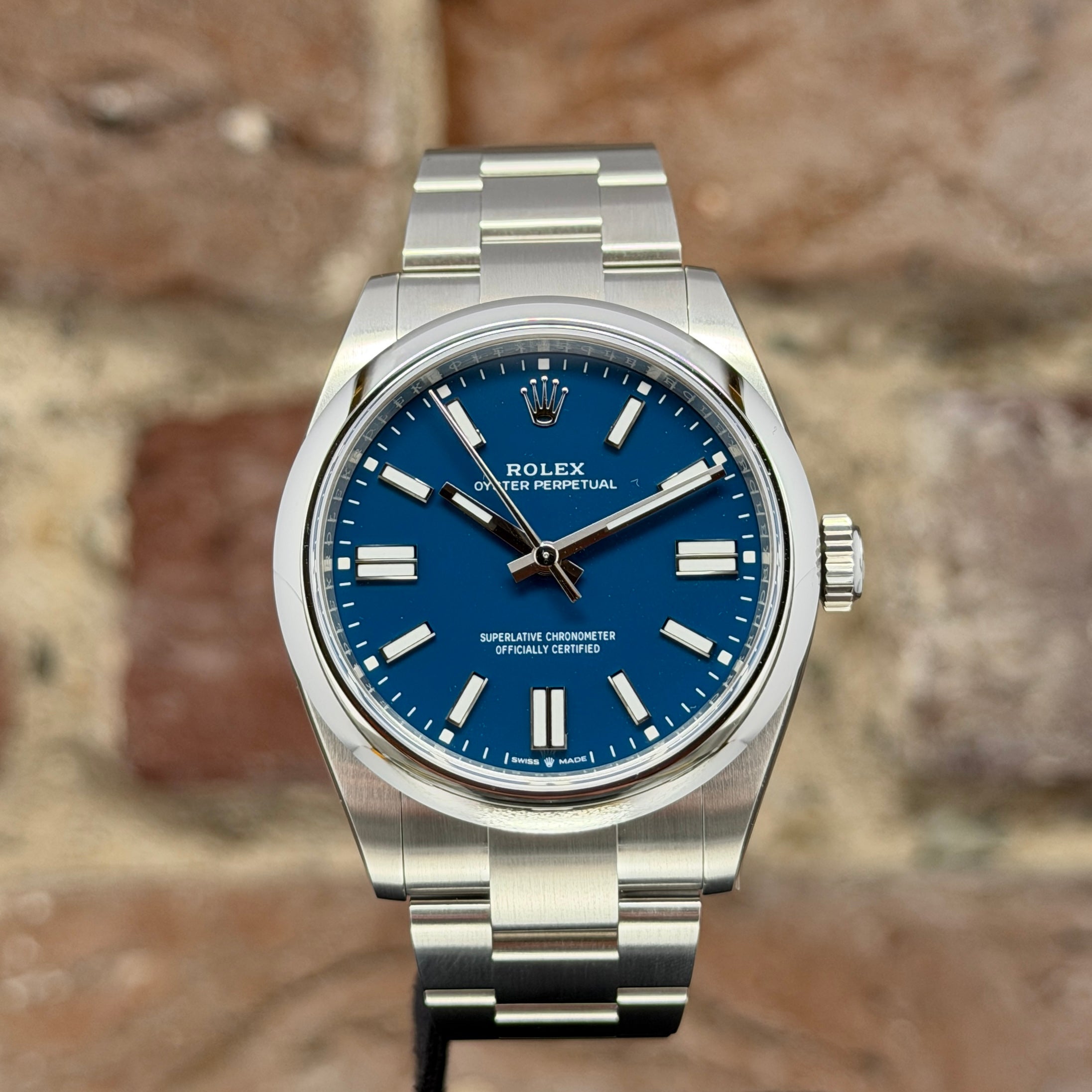 Rolex Oyster Perpetual 41 - Blaues Zifferblatt Modell 2025, Ref. 134300