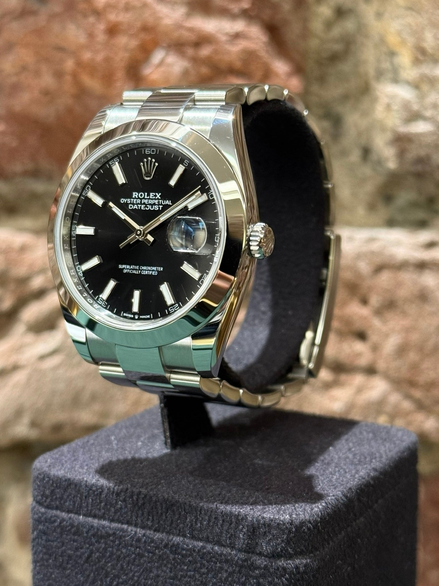 Rolex Datejust 41 – Schwarzes Zifferblatt, Modell 2024, Ref. 126300