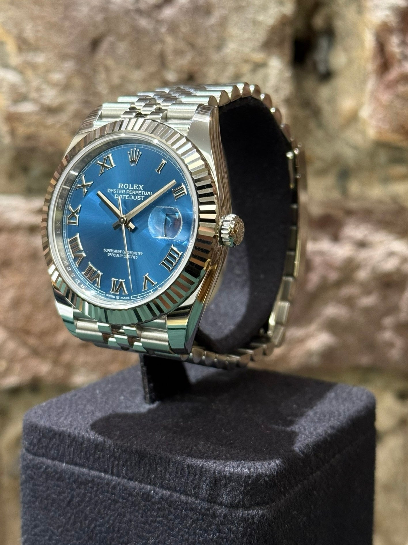 Rolex Datejust 41 - Blaues Zifferblatt Azurro, Modell 2025, Ref.126334