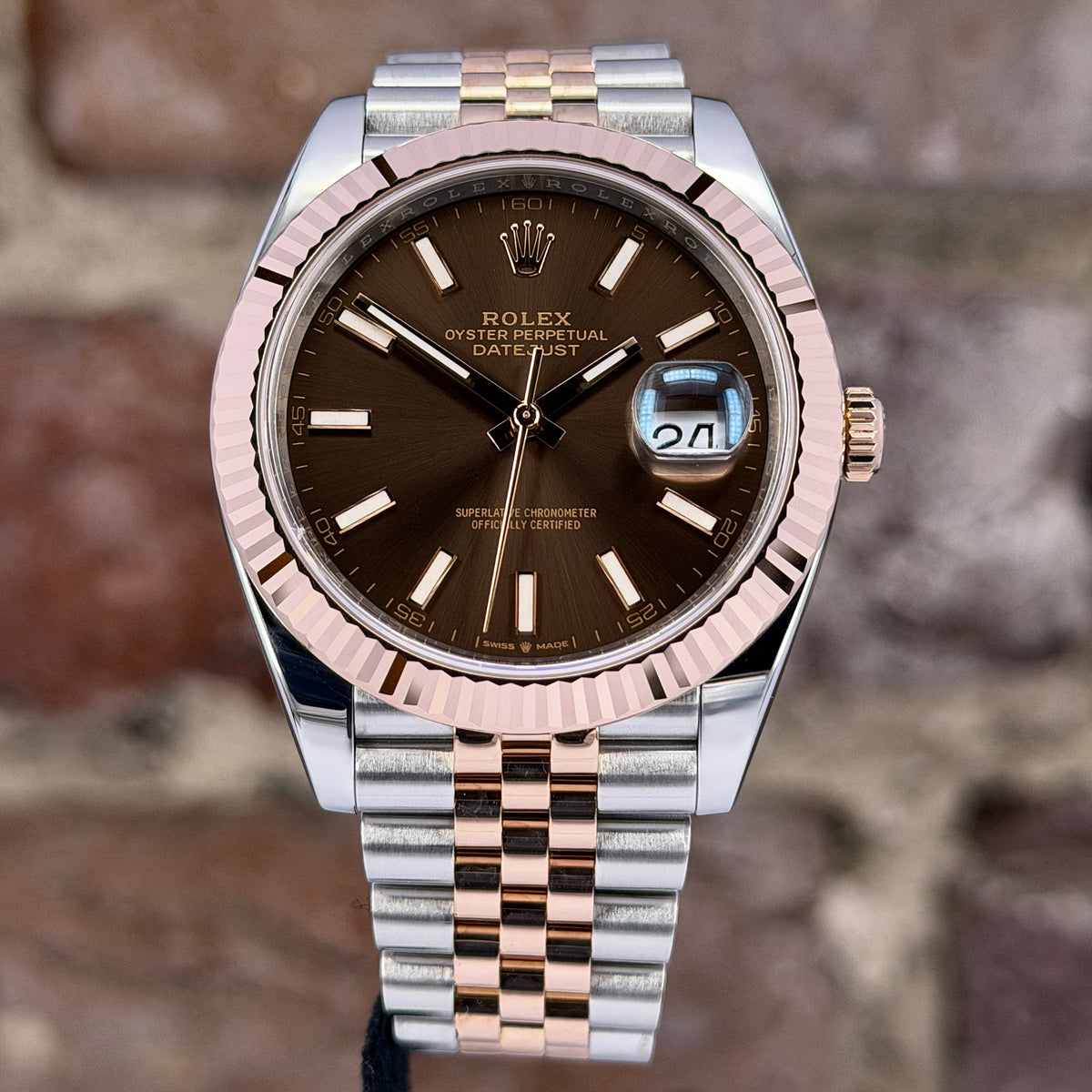 Rolex Datejust 41 – Braunes Zifferblatt `Choco´, Modell 2020 Ref. 126331