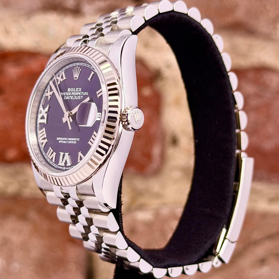 Rolex Datejust 36 -Auberginenfarbiges Ziffernblatt, Modell 2026, Ref. 126234