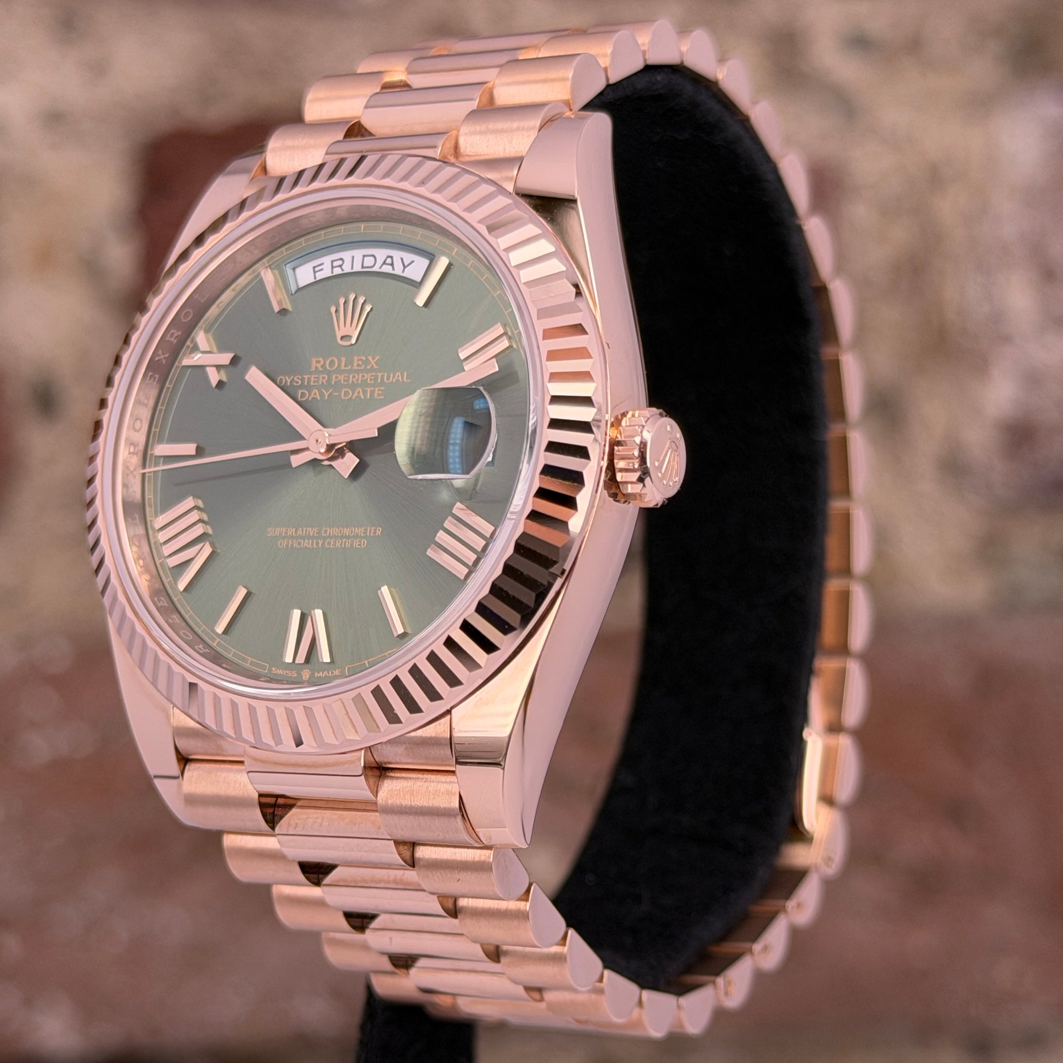 Rolex Day Date 40 – Grünes Zifferblatt , Modell 2021, Ref. 228235