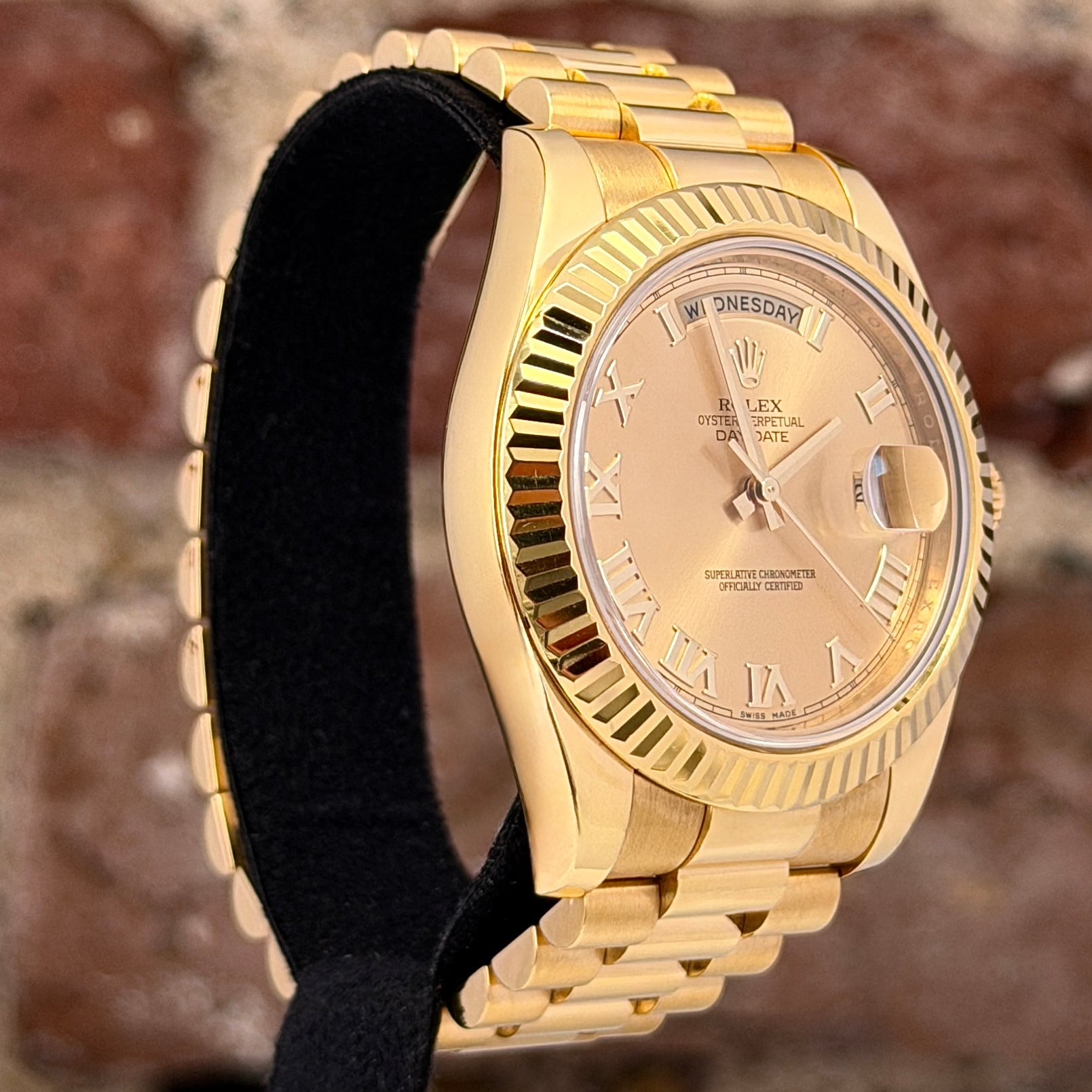 Rolex Daydate 41 - Champagner Zifferblatt, Modell 2012, Ref.218238