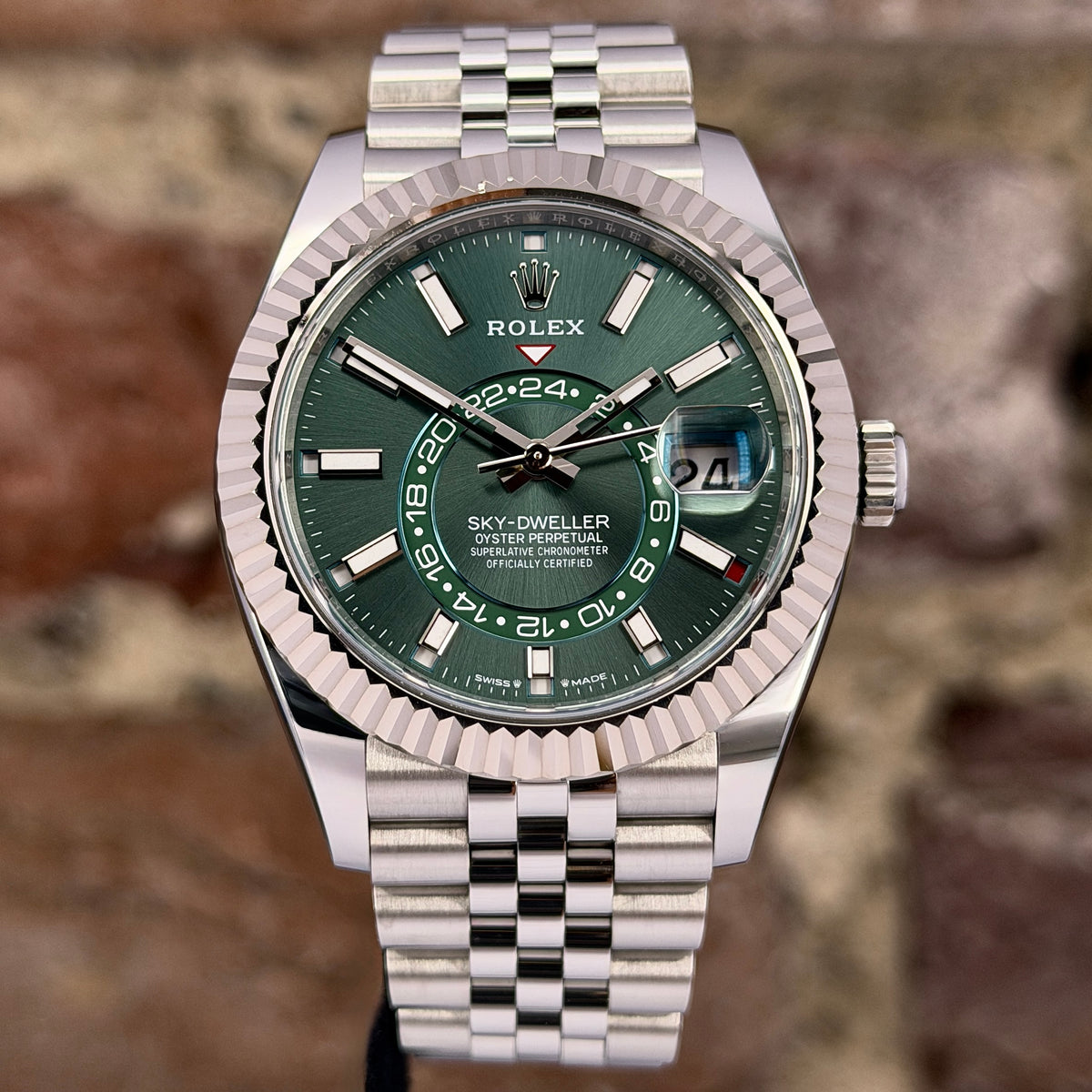 Rolex Skydweller - Grünes Zifferblatt, Modell 2024, Ref.336934