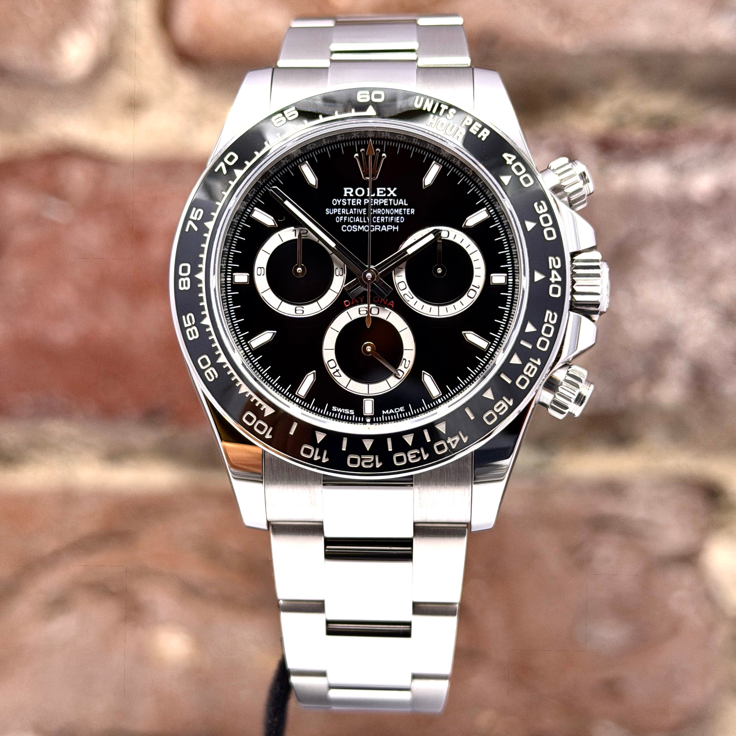 Rolex Cosmograph Daytona - Schwarzes Zifferblatt, Modell 2024, Ref. 126500LN
