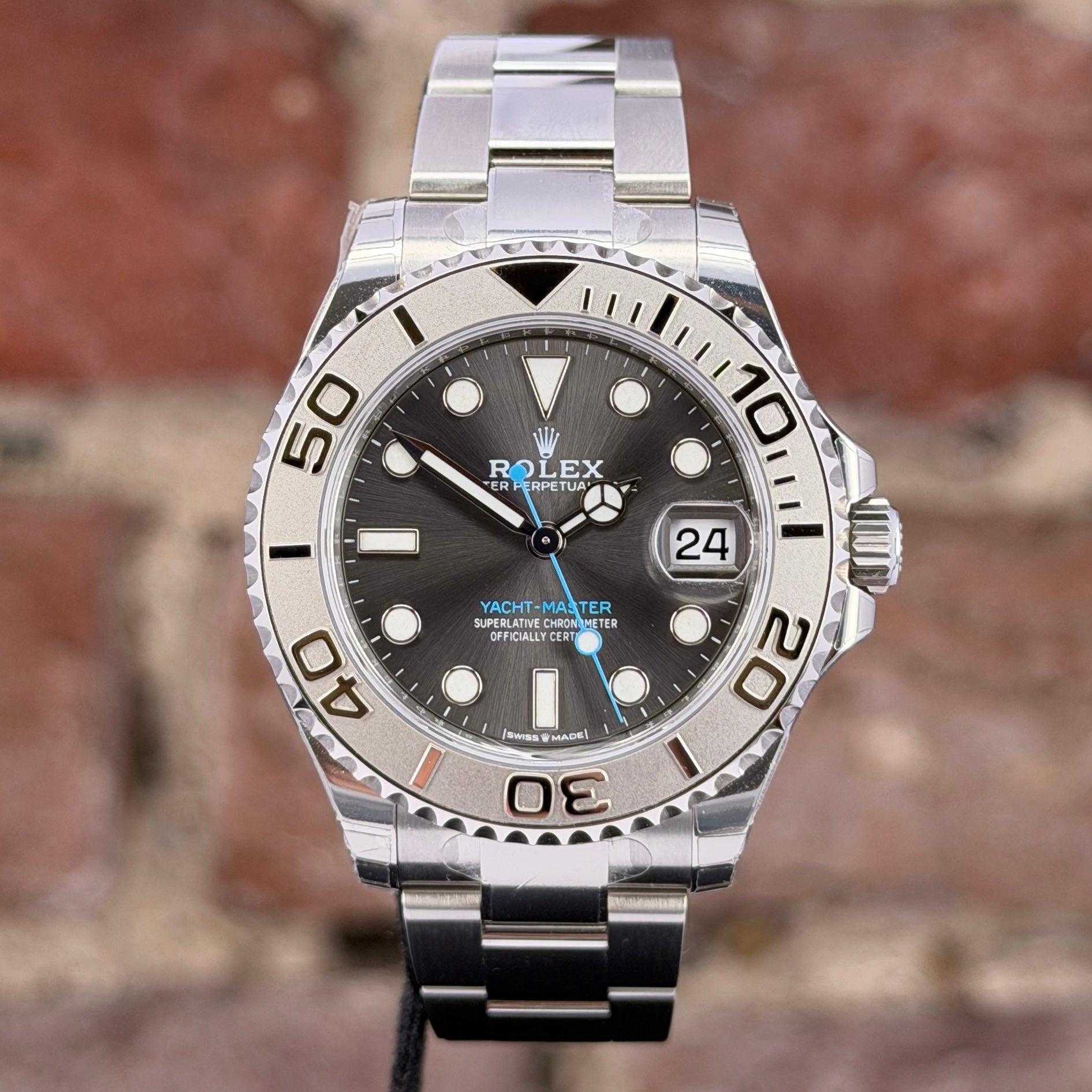 Rolex Yachtmaster 37 - Rhodium Zifferblatt, Modell 2022, Ref.268622