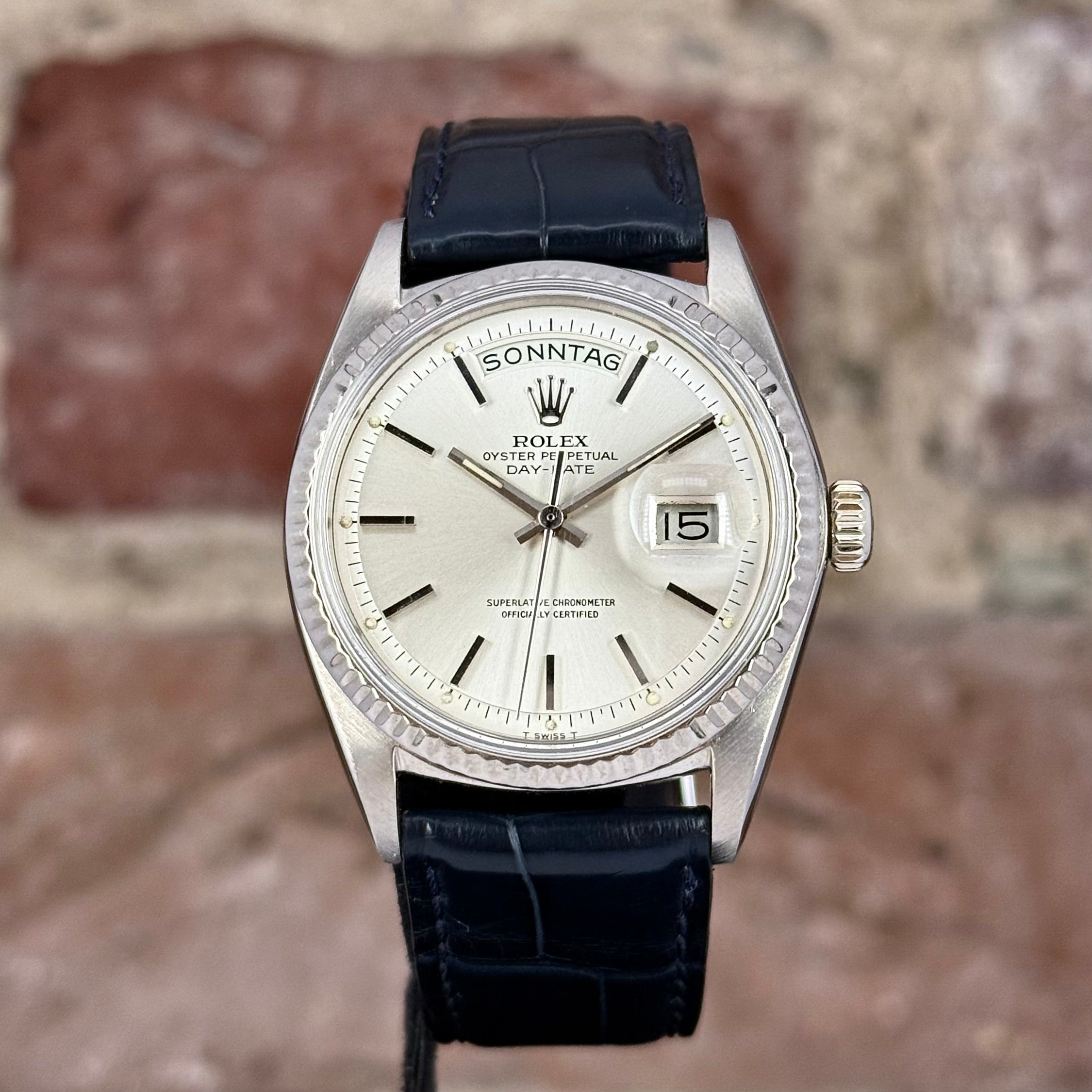 Rolex Daydate 36 - Silbernes Ziffernblatt, Ref. 1803