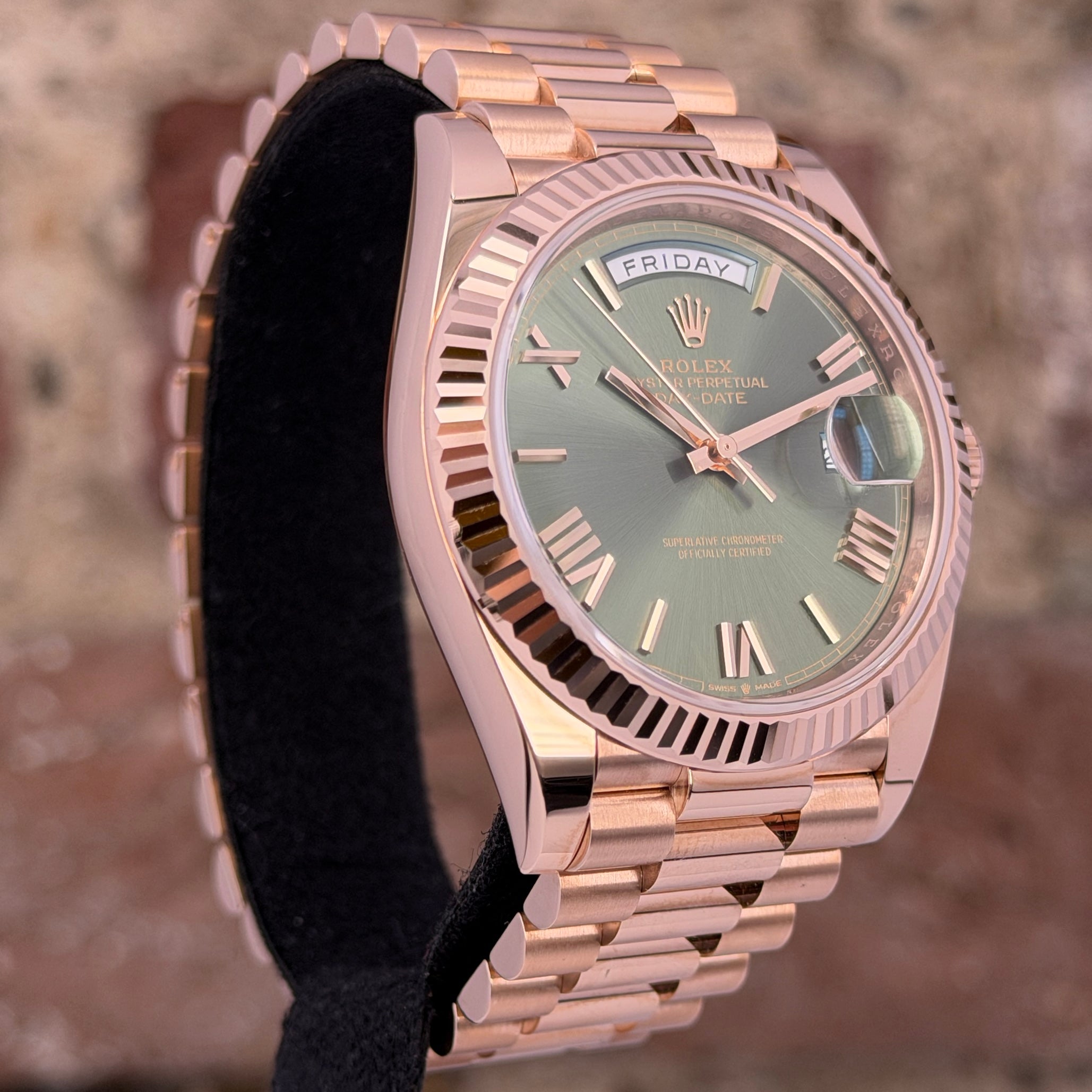 Rolex Day Date 40 – Grünes Zifferblatt , Modell 2021, Ref. 228235