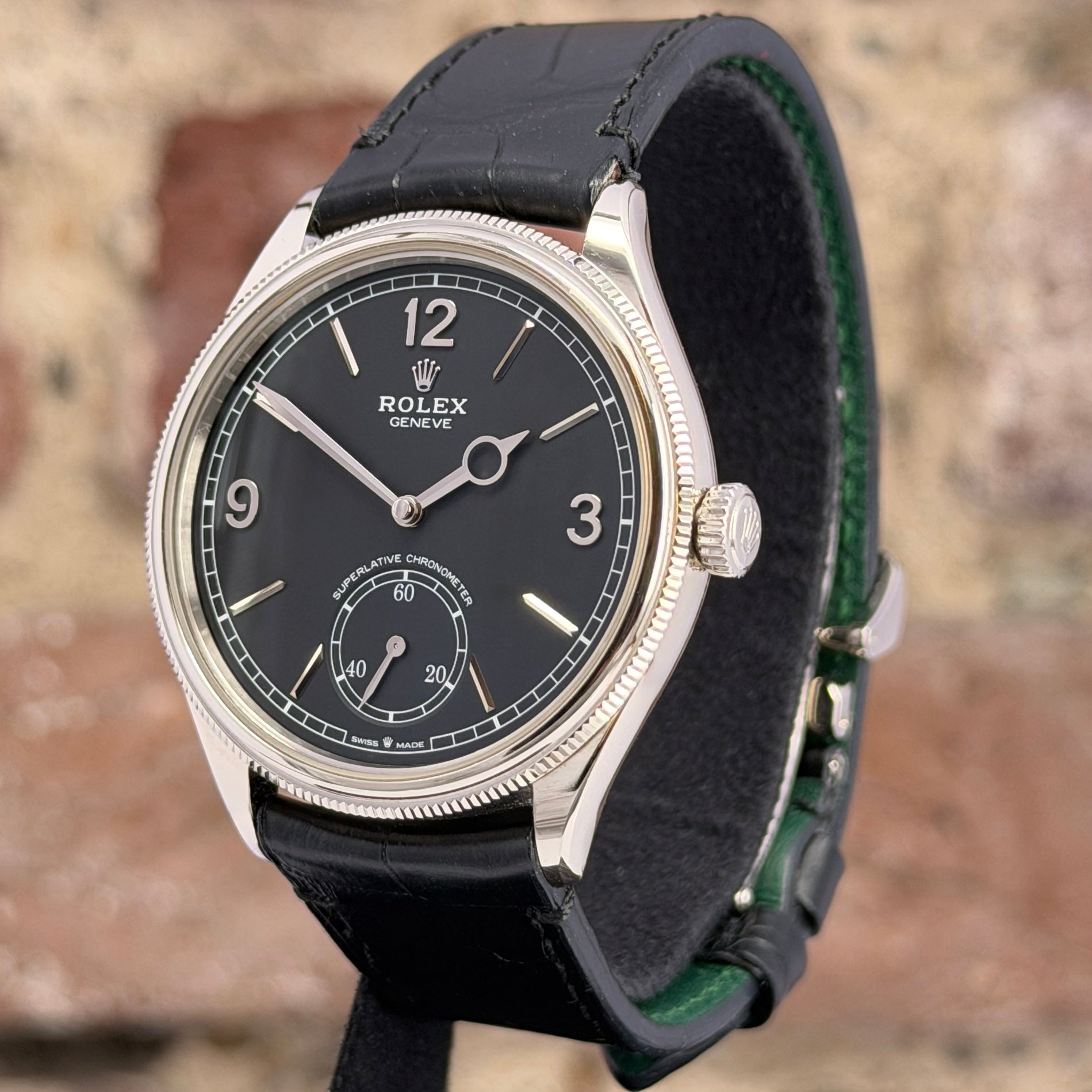 Rolex 1908 - Schwarzes Zifferblatt, Modell 2024, Ref.52509