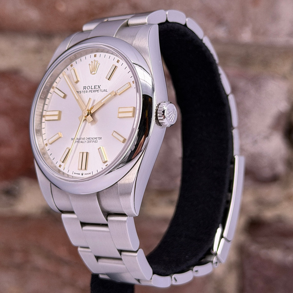 Rolex Oyster Perpetual 41 - Silbernes Zifferblatt, Modell 2022, Ref. 124300
