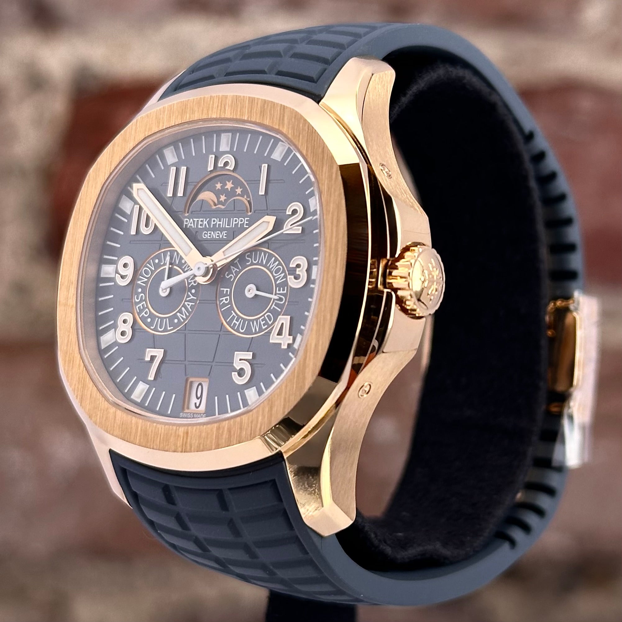Patek Philippe Aquanaut- Blau/Graues Zifferblatt, Modell 2024, Ref.5261R