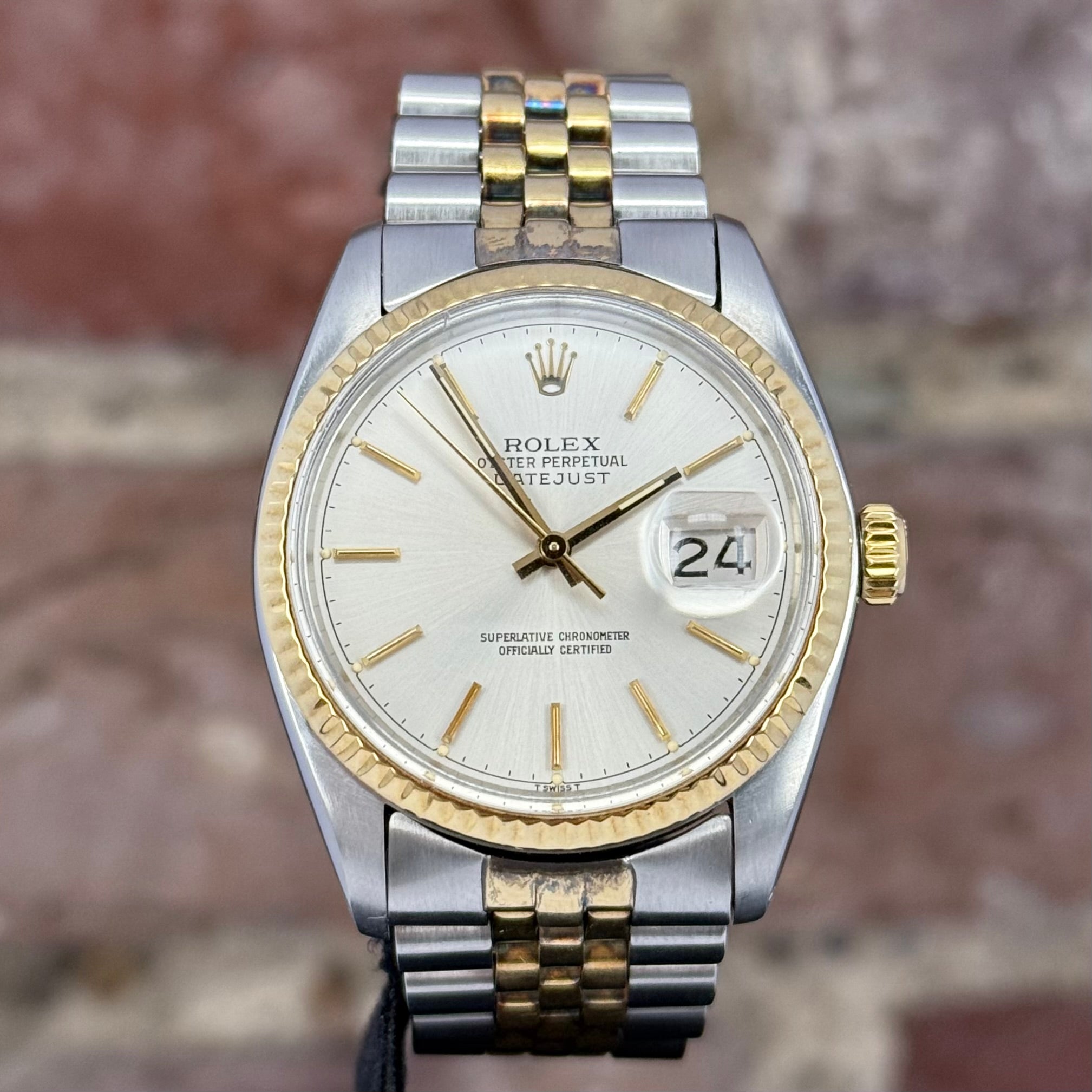 Rolex Datejust 36 - Silbernes Zifferblatt, Modell ca.1978, Ref.16013