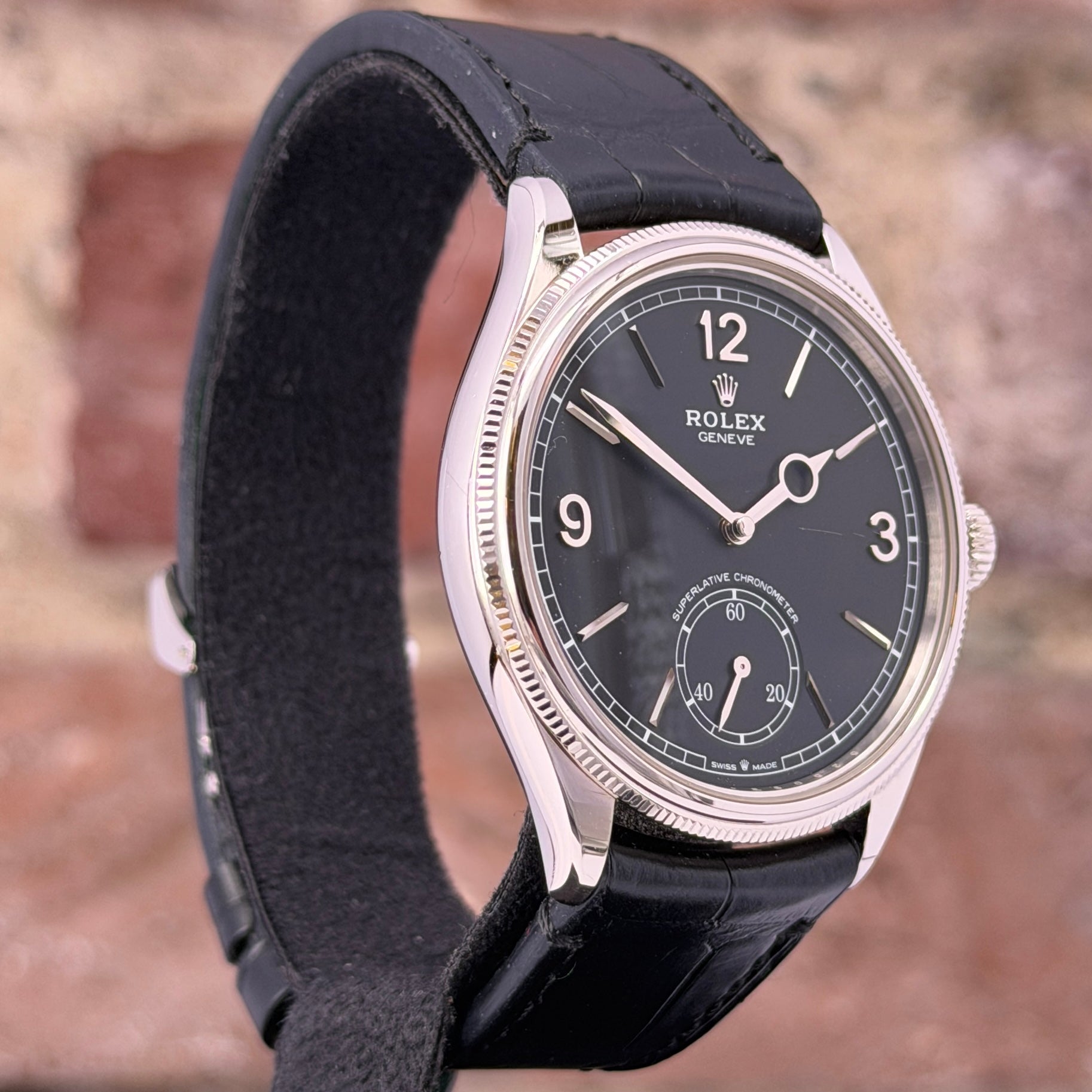 Rolex 1908 - Schwarzes Zifferblatt, Modell 2024, Ref.52509
