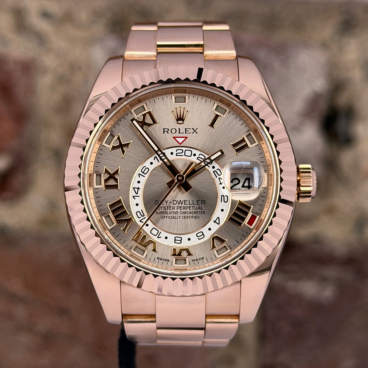 Rolex Skydweller 42 - Sundust Zifferblatt, Modell 2015, Ref.326935