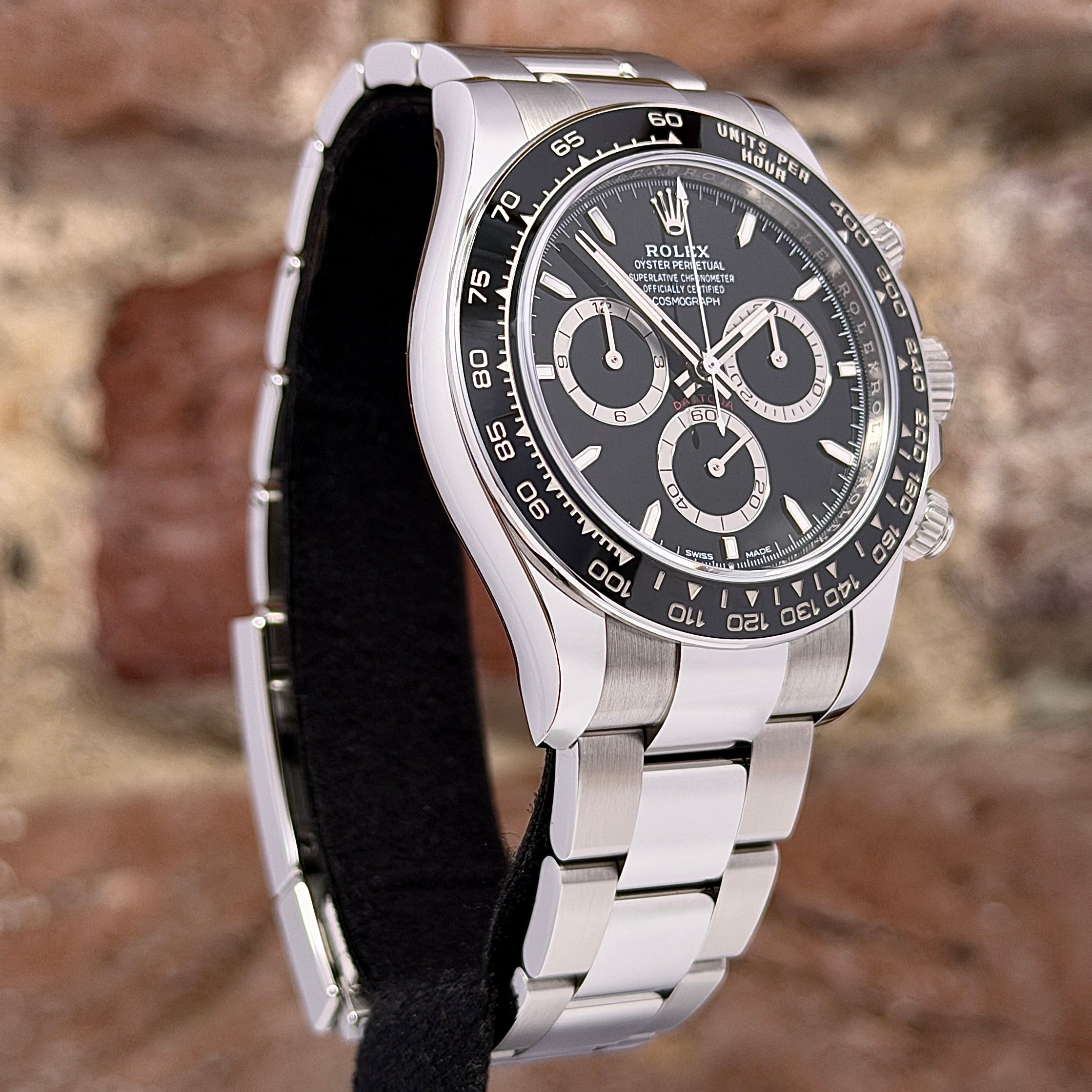 Rolex Cosmograph Daytona - Schwarzes Zifferblatt, Modell 2024, Ref. 126500LN