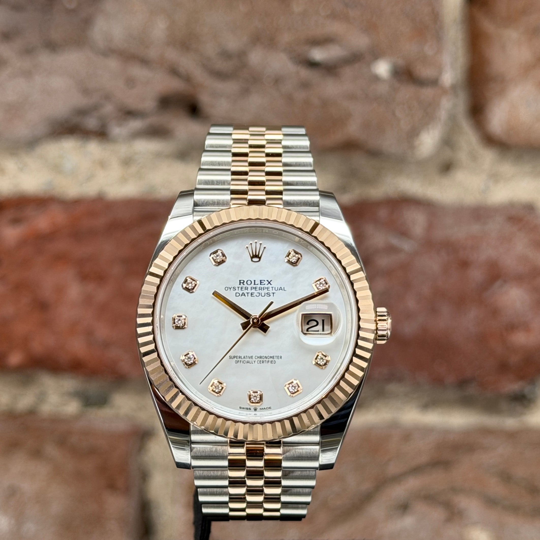 Rolex Datejust 41 - Perlmutt Zifferblatt MOP, Modell 2024, Ref. 126331