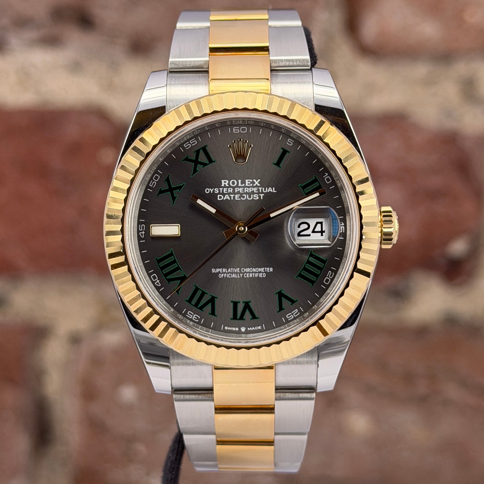 Rolex Datejust 41 – Graues Zifferblatt Wimbledon, Modell 2022, Ref. 126333