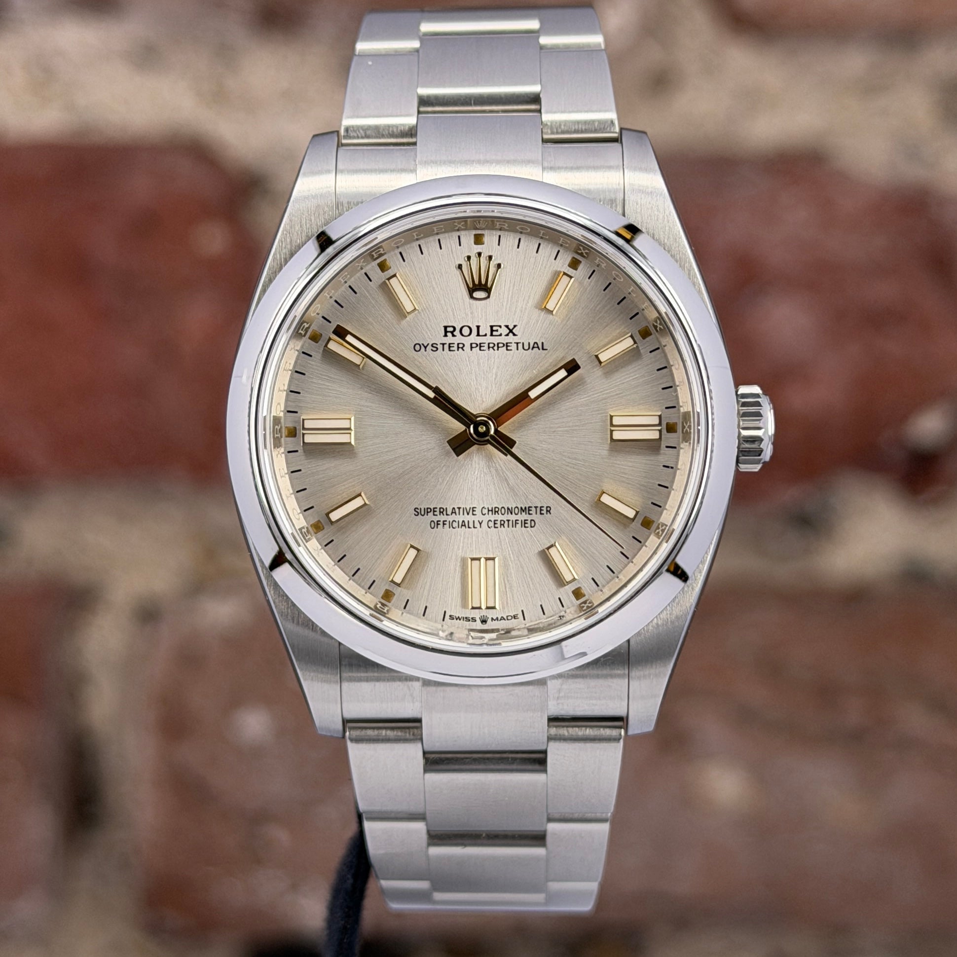 Rolex Oyster Perpetual 36 - Silbernes Zifferblatt, Modell 2021, Ref.126000