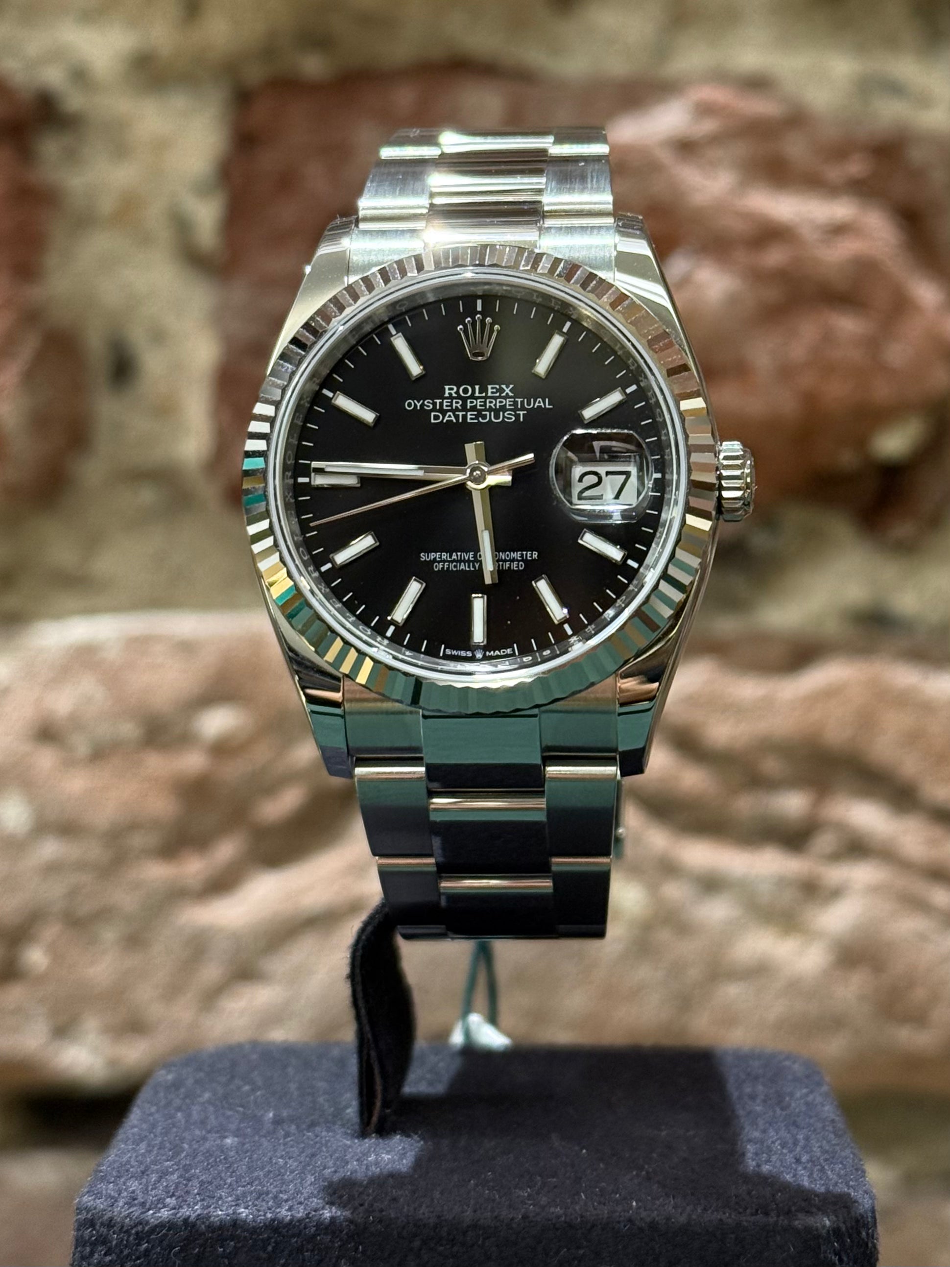 Rolex Datejust 36 – Schwarzes Zifferblatt, Modell 2024 Ref. 126234