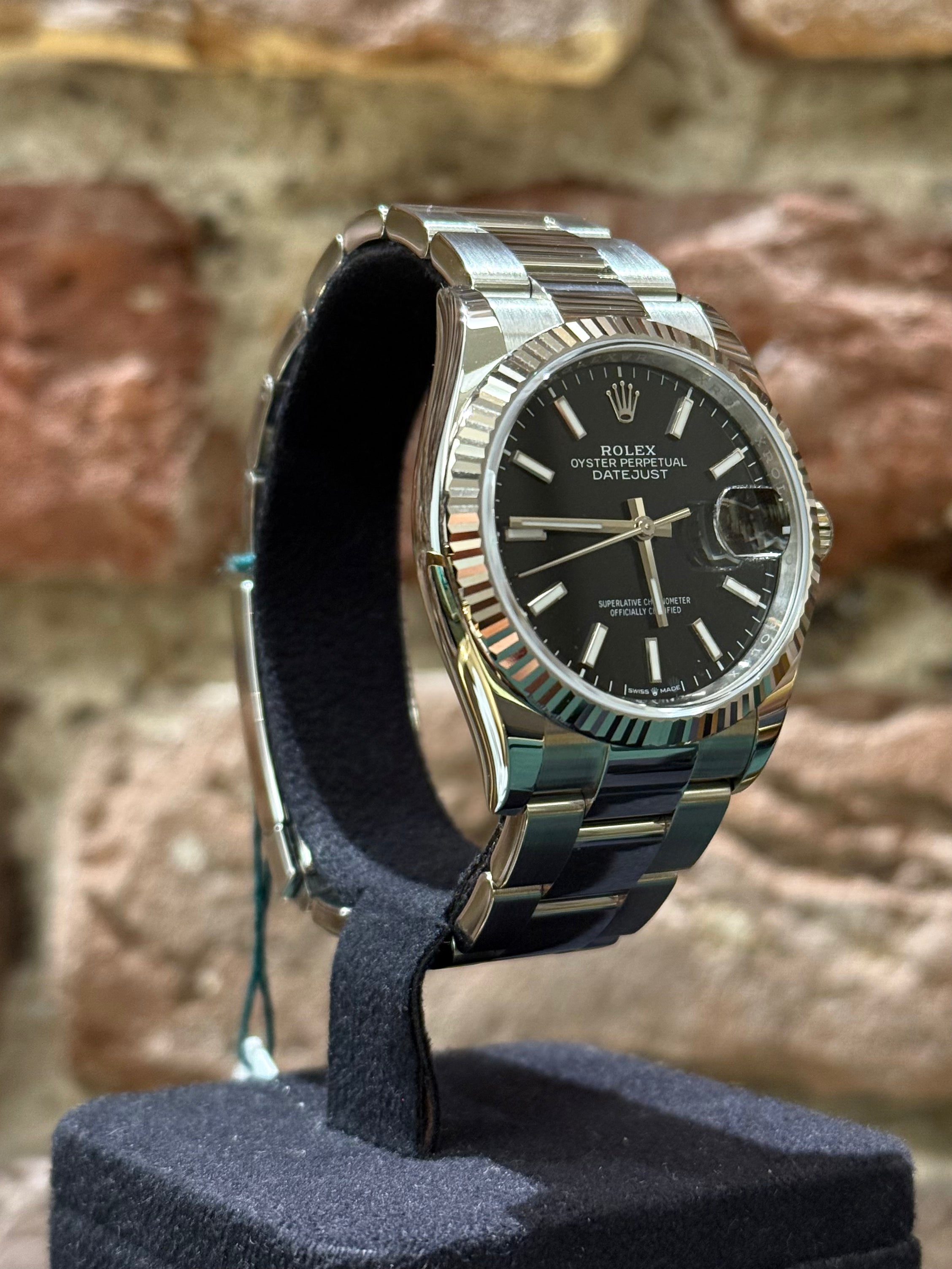 Rolex Datejust 36 – Schwarzes Zifferblatt, Modell 2024 Ref. 126234