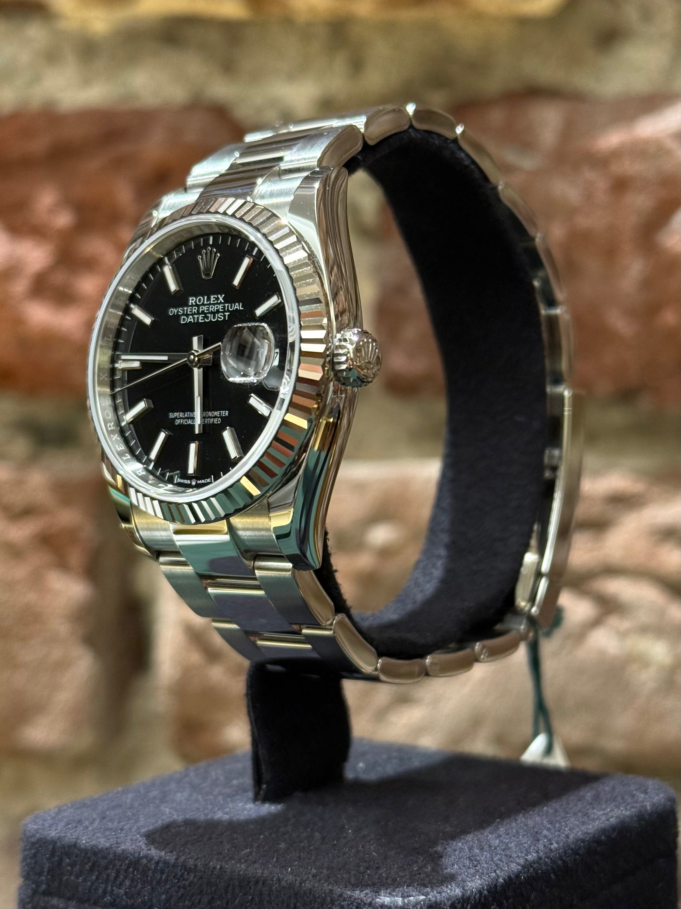 Rolex Datejust 36 – Schwarzes Zifferblatt, Modell 2024 Ref. 126234