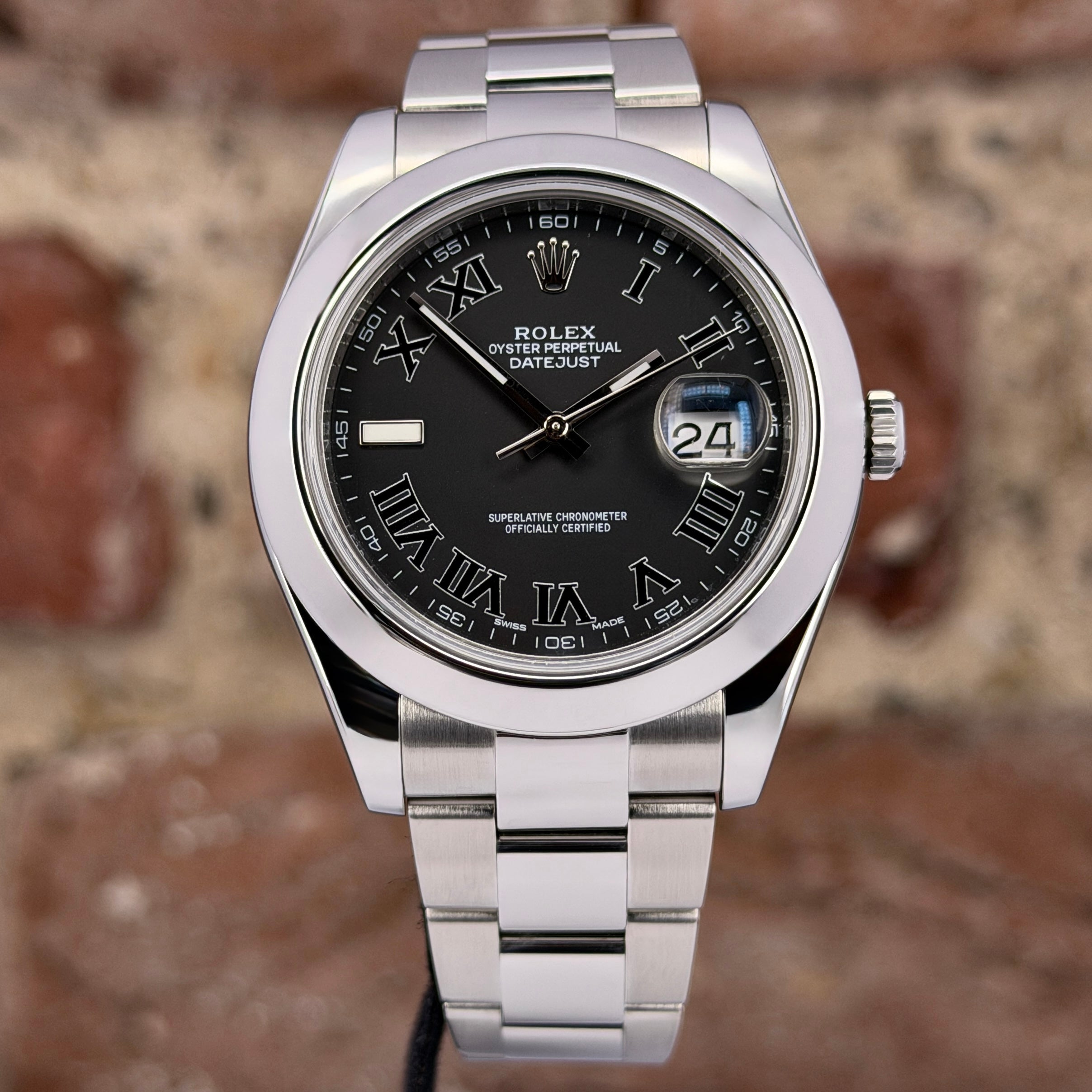 Rolex Datejust II - Schwarzes Zifferblatt, Modell 2015, Ref. 116300