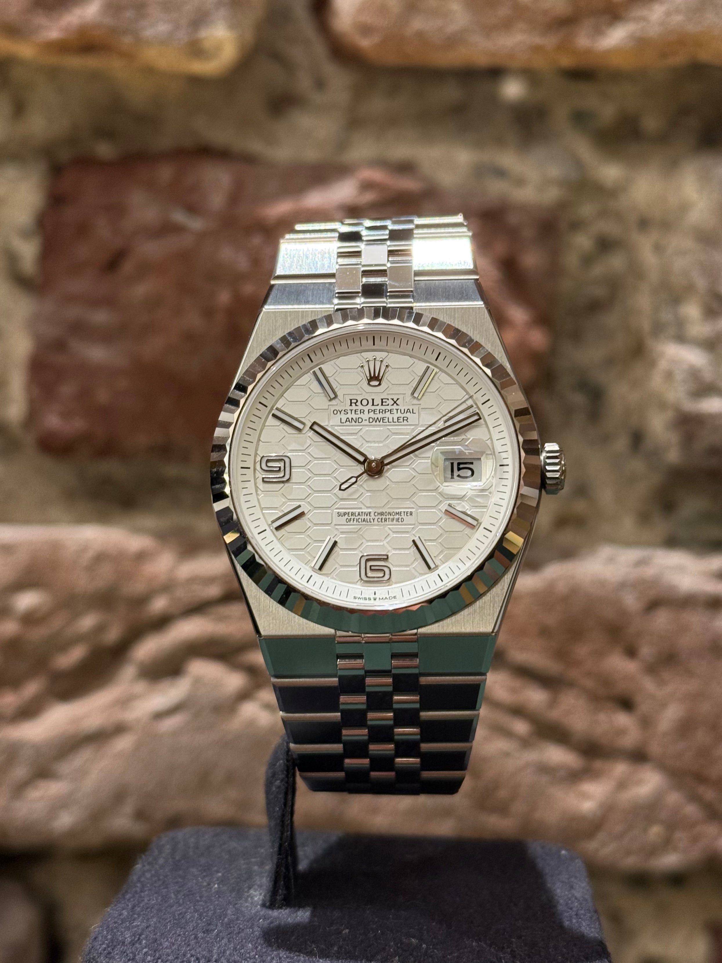 Rolex Land-Dweller - Weißes Zifferblatt, Modell 2025, Ref. 127334