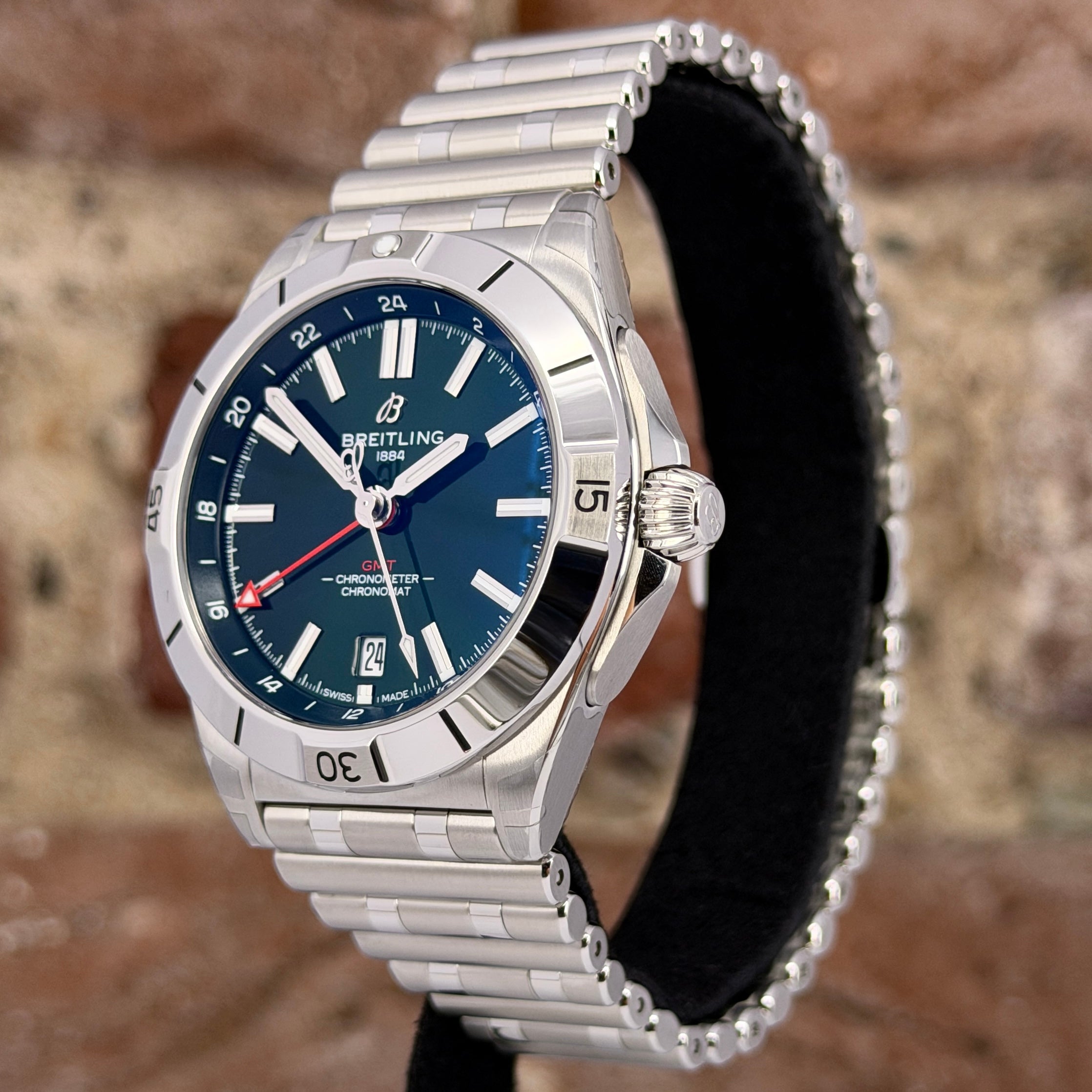 Breitling Chronomat Automatic GMT 40 - Grünes Zifferblatt, Modell 2026, Ref. A32398