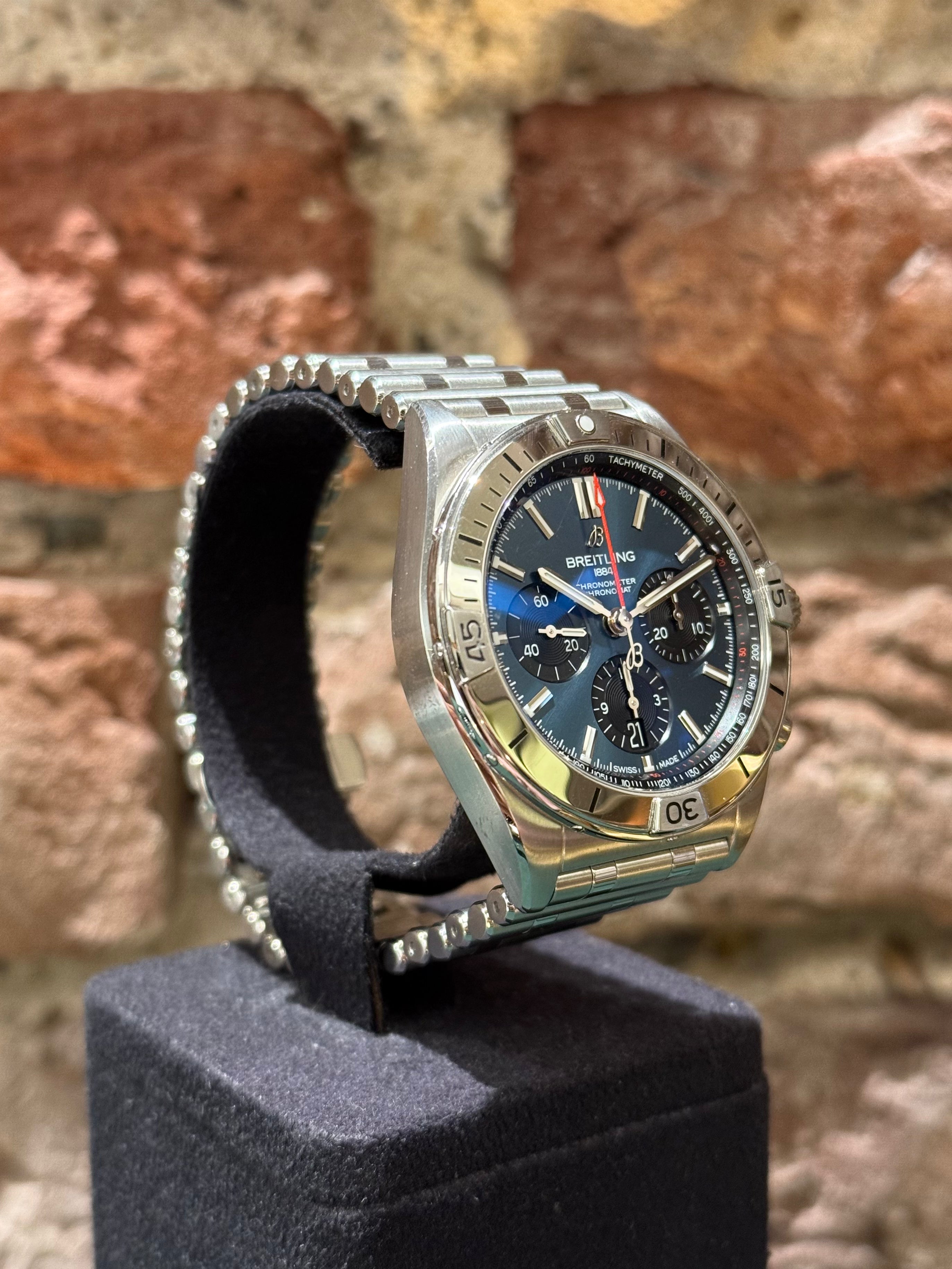 Breitling Super Chronomat 44 - Blaues Zifferblatt, Re.AB0134