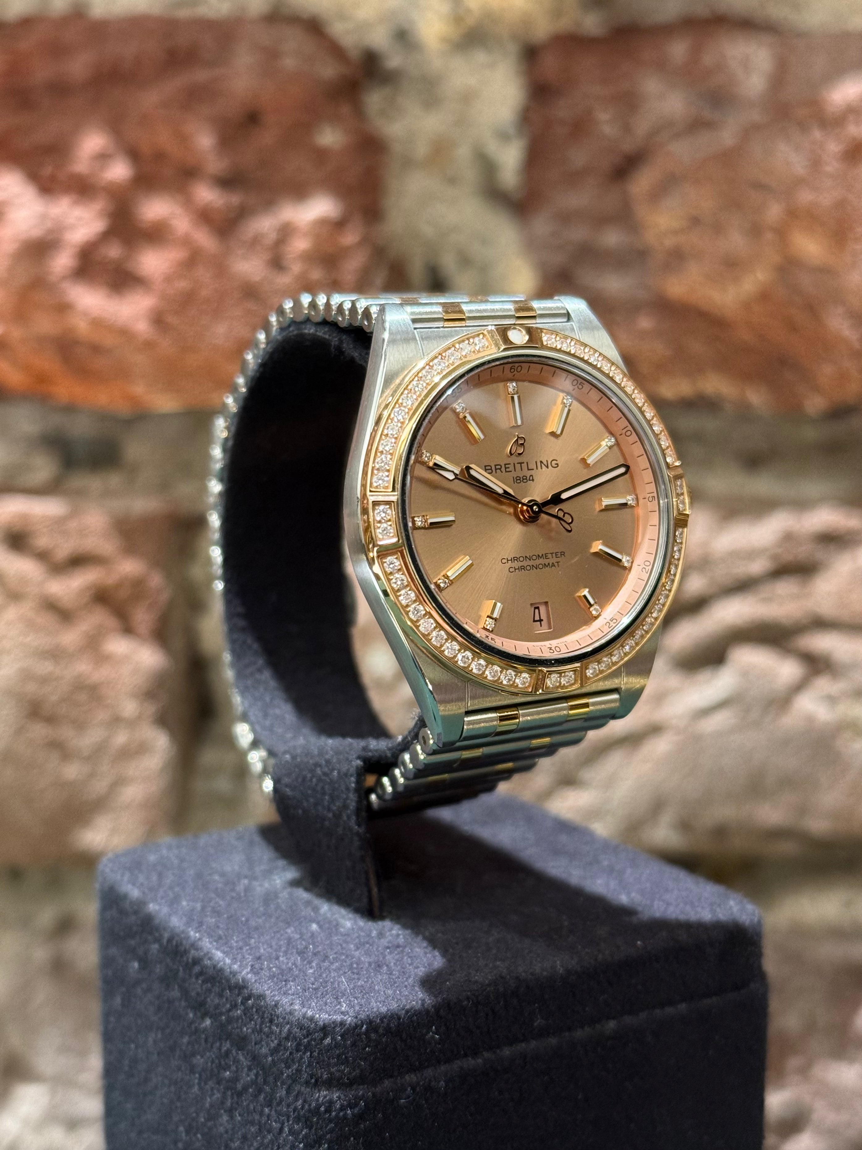 Breitling Chronomat 36 - Pinkes Zifferblatt, Modell 2023, Ref. U10380