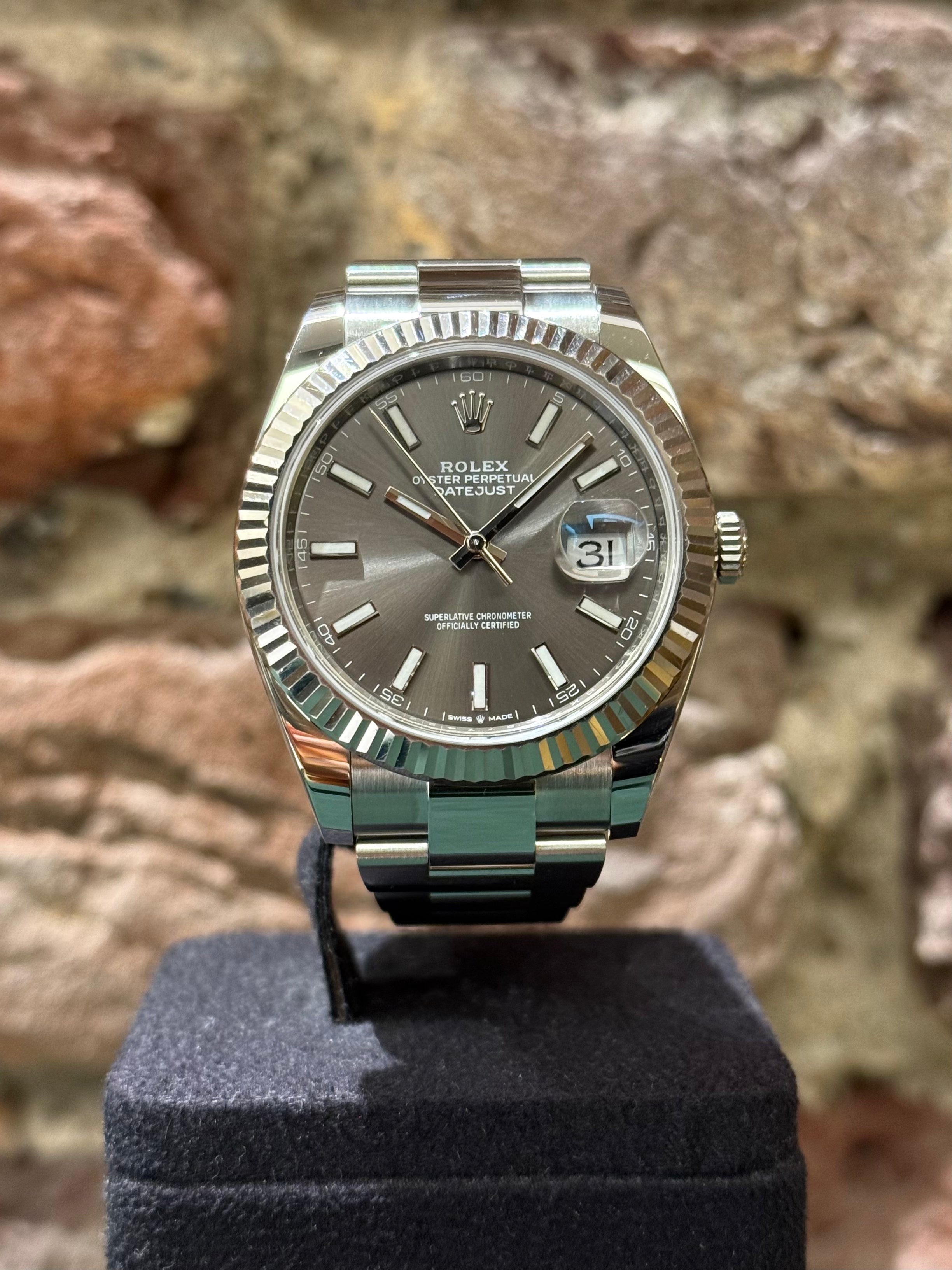 Rolex Datejust 41 - Graues Zifferblatt, Modell 2025, Ref. 126334