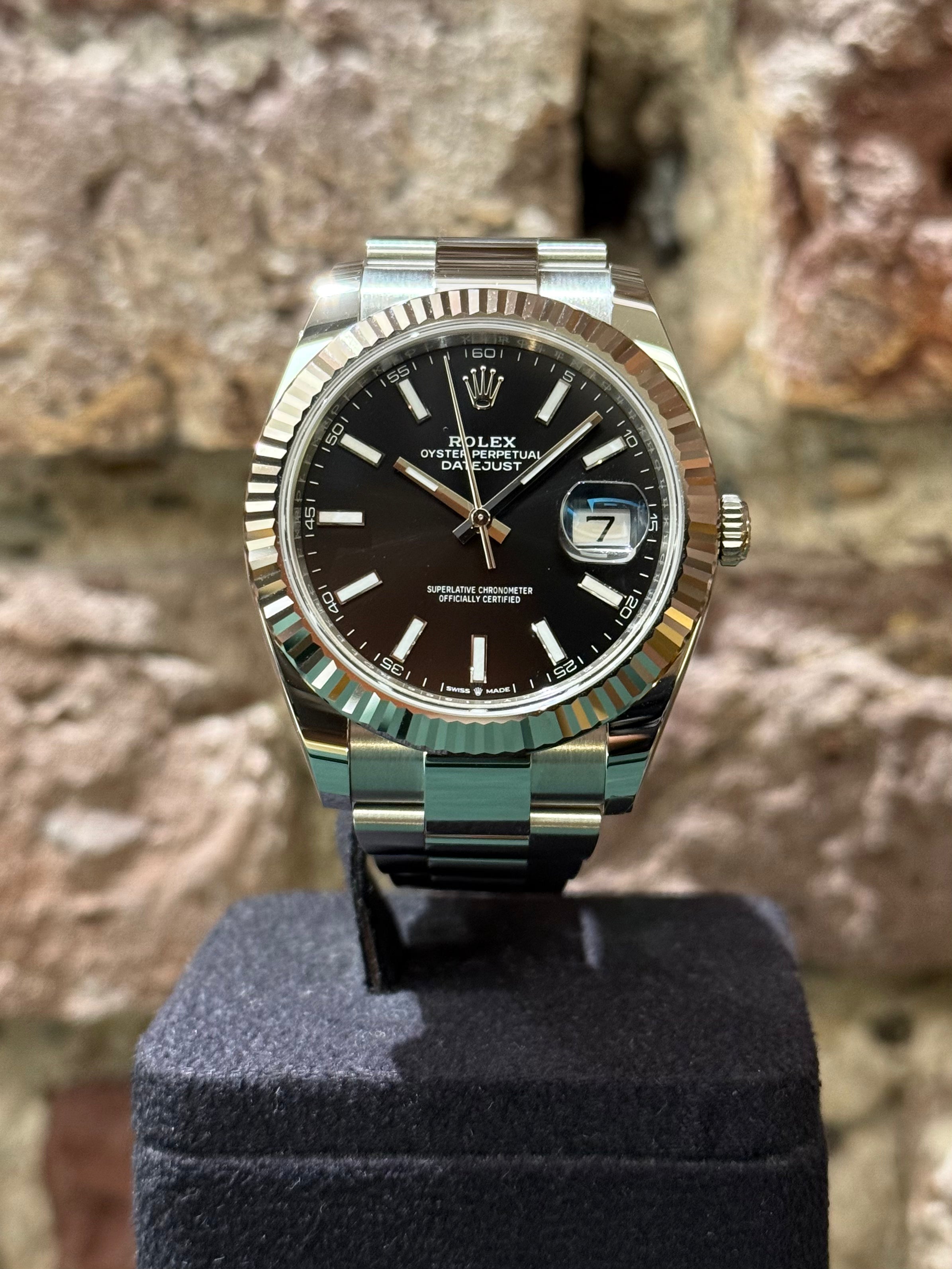 Rolex Datejust 41 - Schwarzes Zifferblatt, Modell 2025, Ref.126334