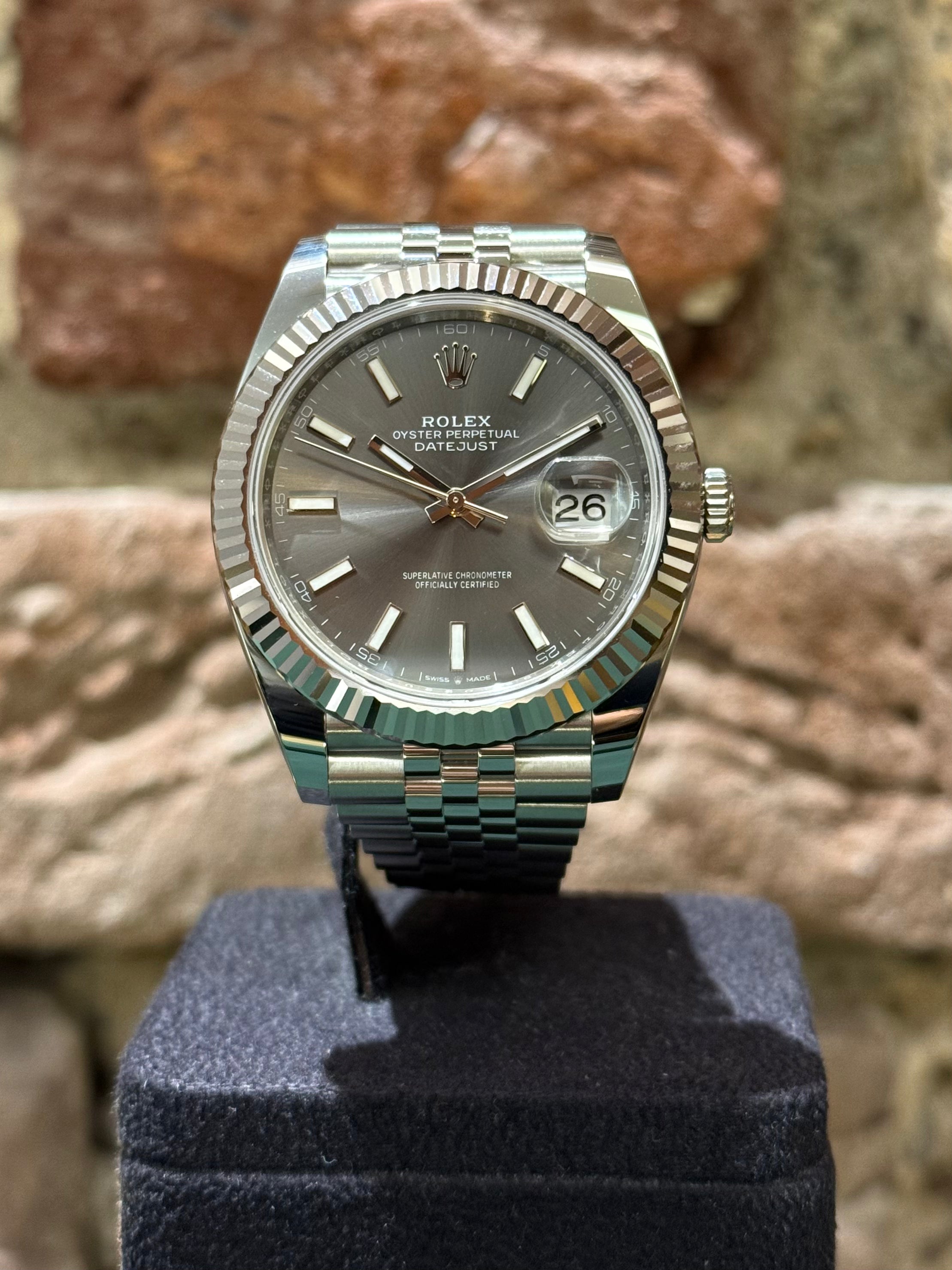 Rolex Datejust 41 - Graues Zifferblatt, Modell 2025, Ref. 126334