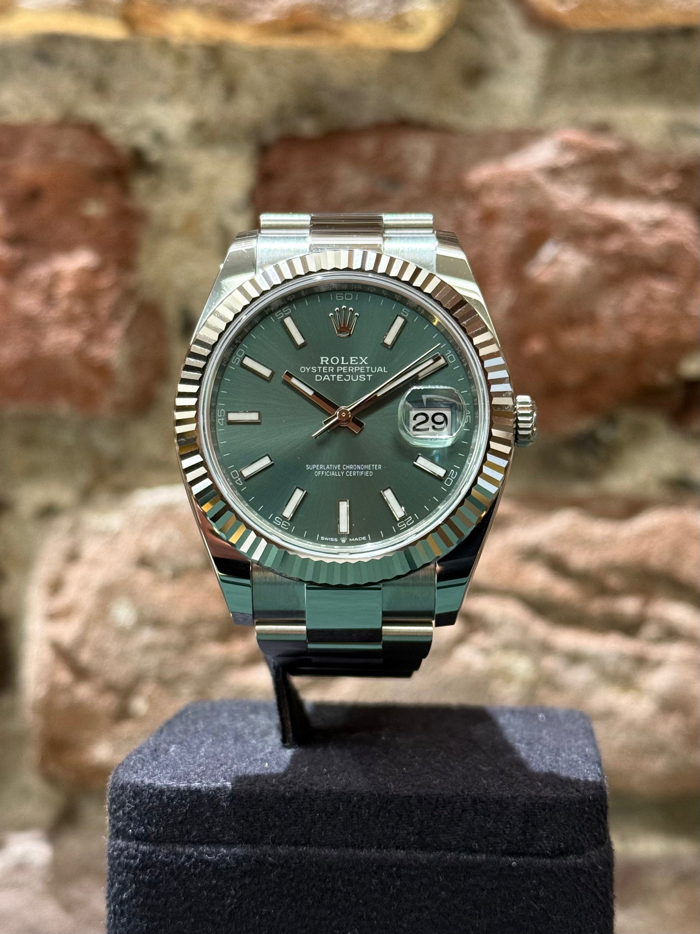 Rolex Datejust 41 - Grünes Zifferblatt, Modell 2025, Ref.126334