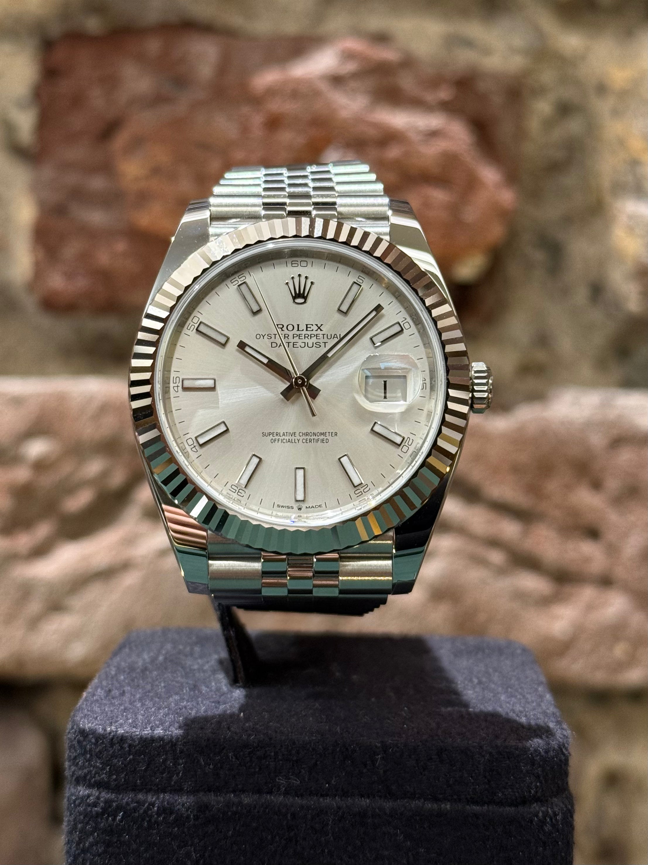 Rolex Datejust 41 - Silbernes Zifferblatt, Modell 2025, Ref.126334