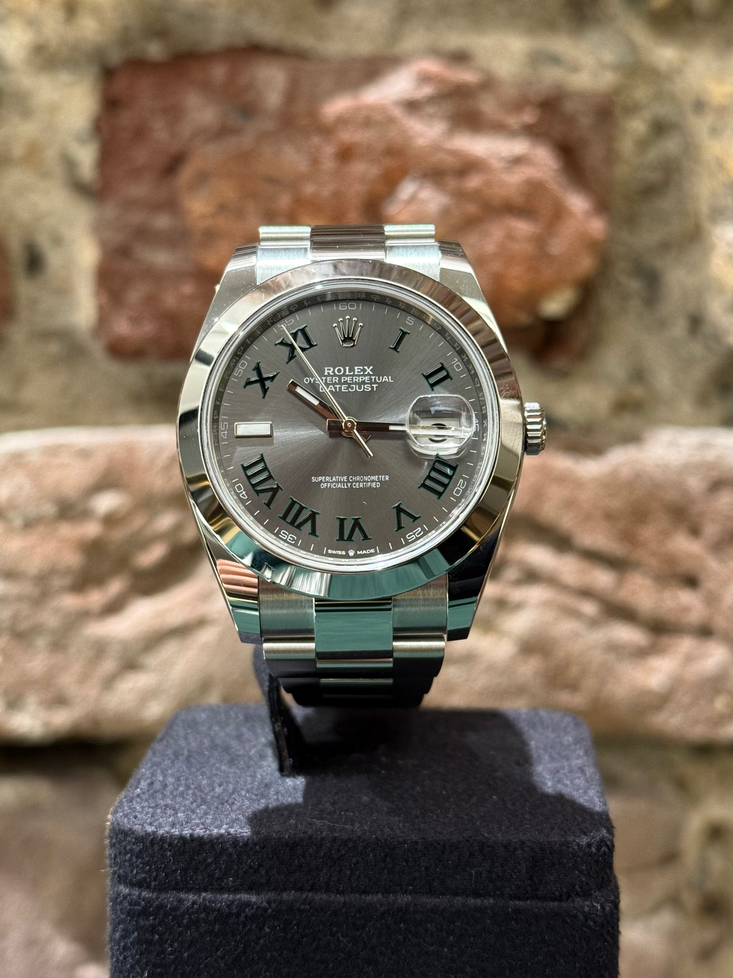 Rolex Datejust 41 - Graues Zifferblatt Wimbledon, Modell 2025, Ref.126300