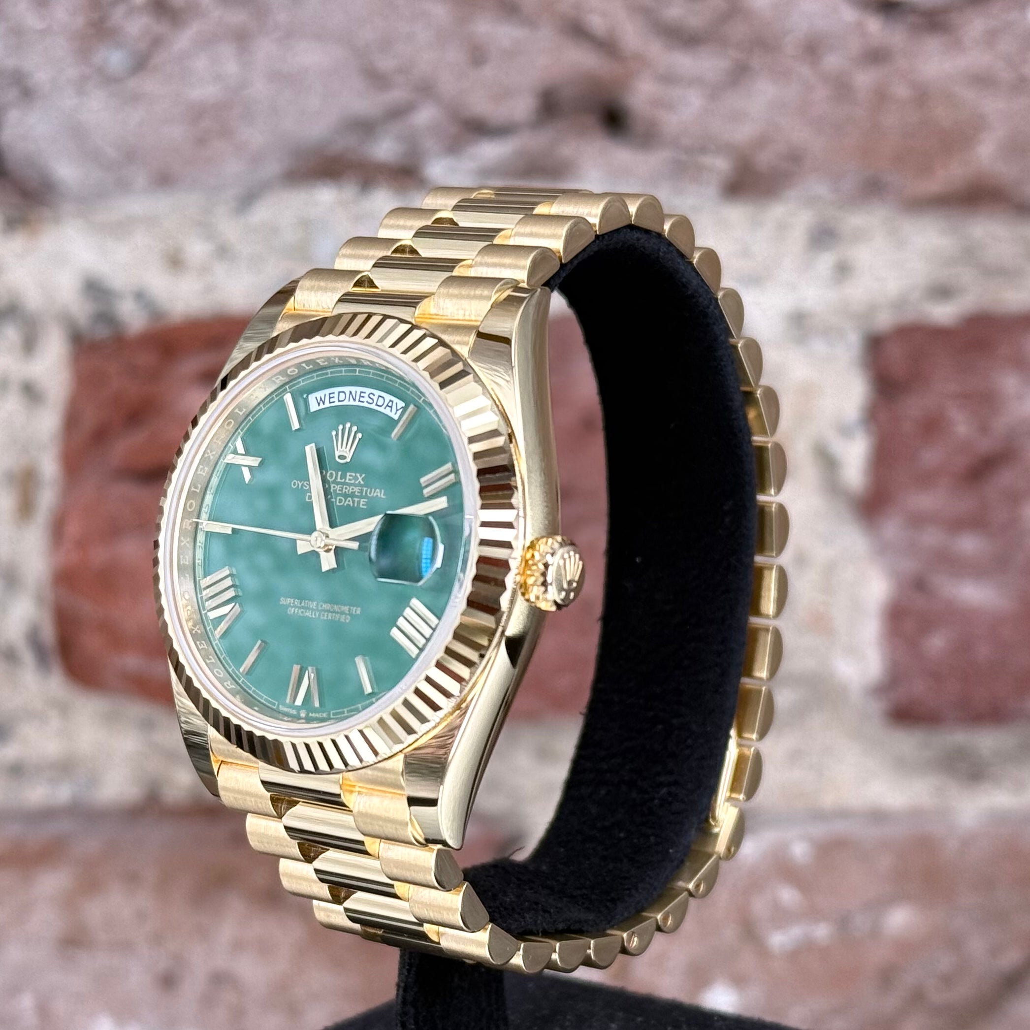 Rolex Day-Date 40 – Grünes Zifferblatt, Modell 2025, Ref. 228238