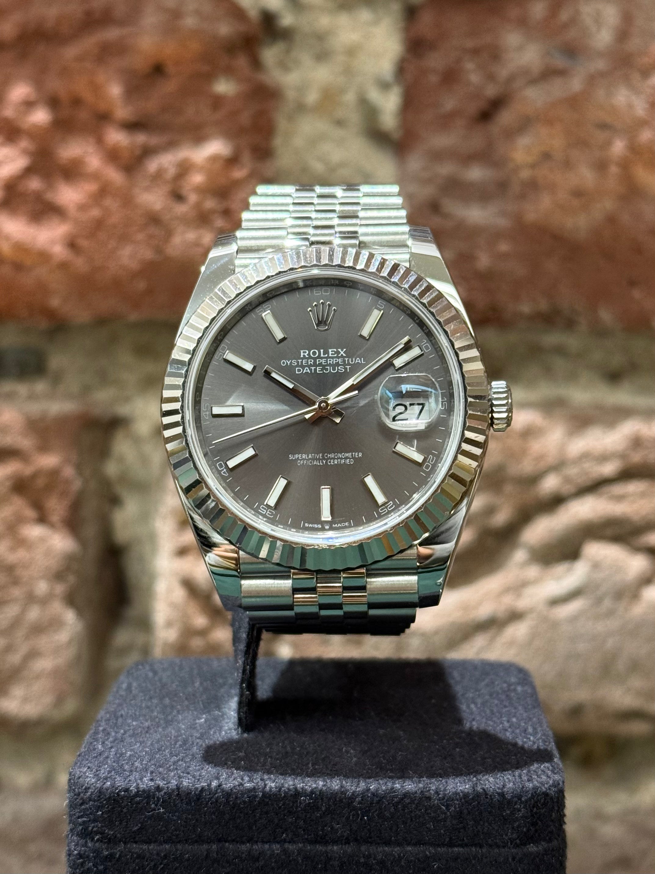 Rolex Datejust 41, Graues Zifferblatt, Modell 2020, Ref.126334