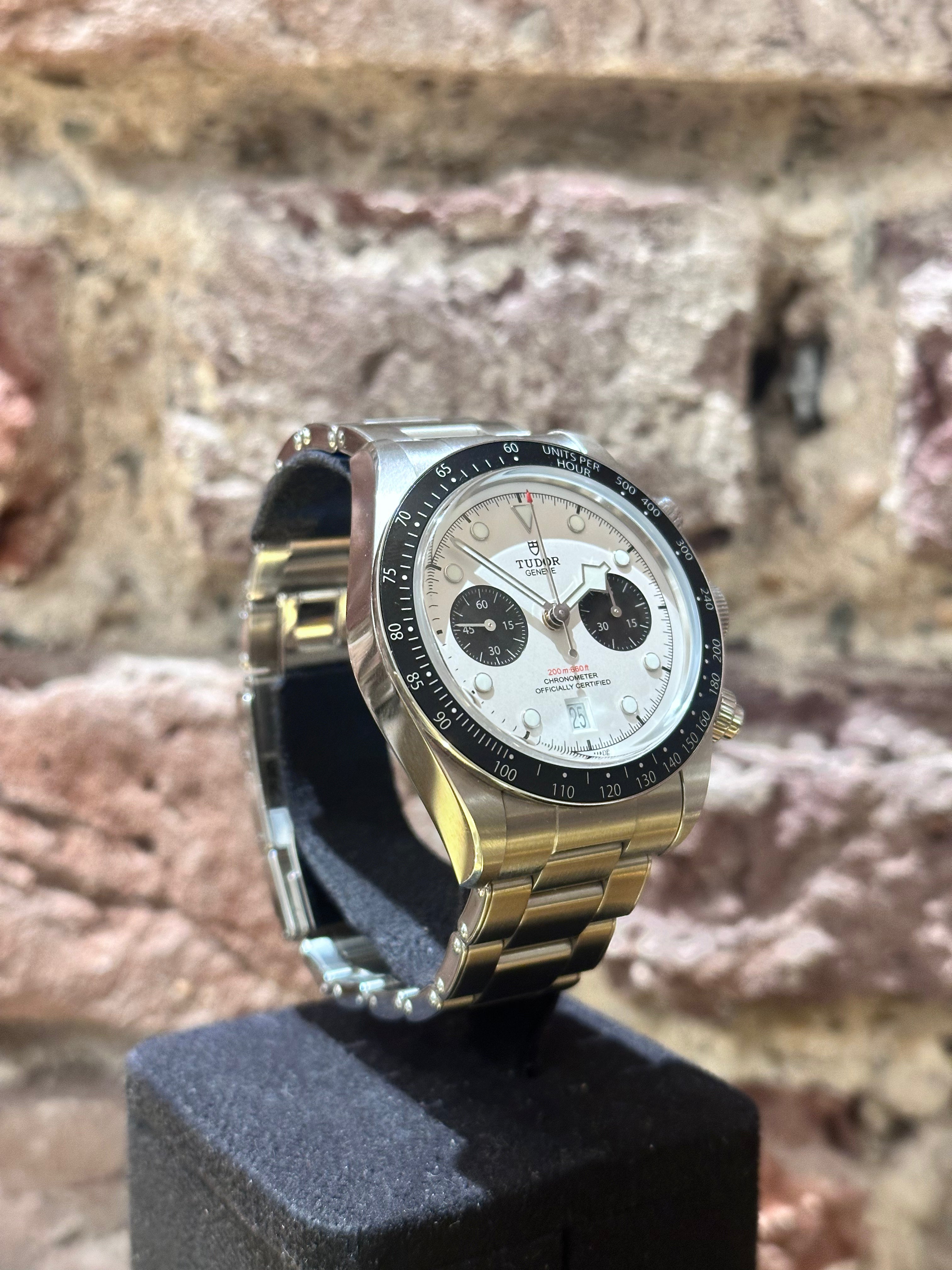 Tudor Black Bay Chrono 41 - Weißes Zifferblatt, Modell 2025, Ref.79360N