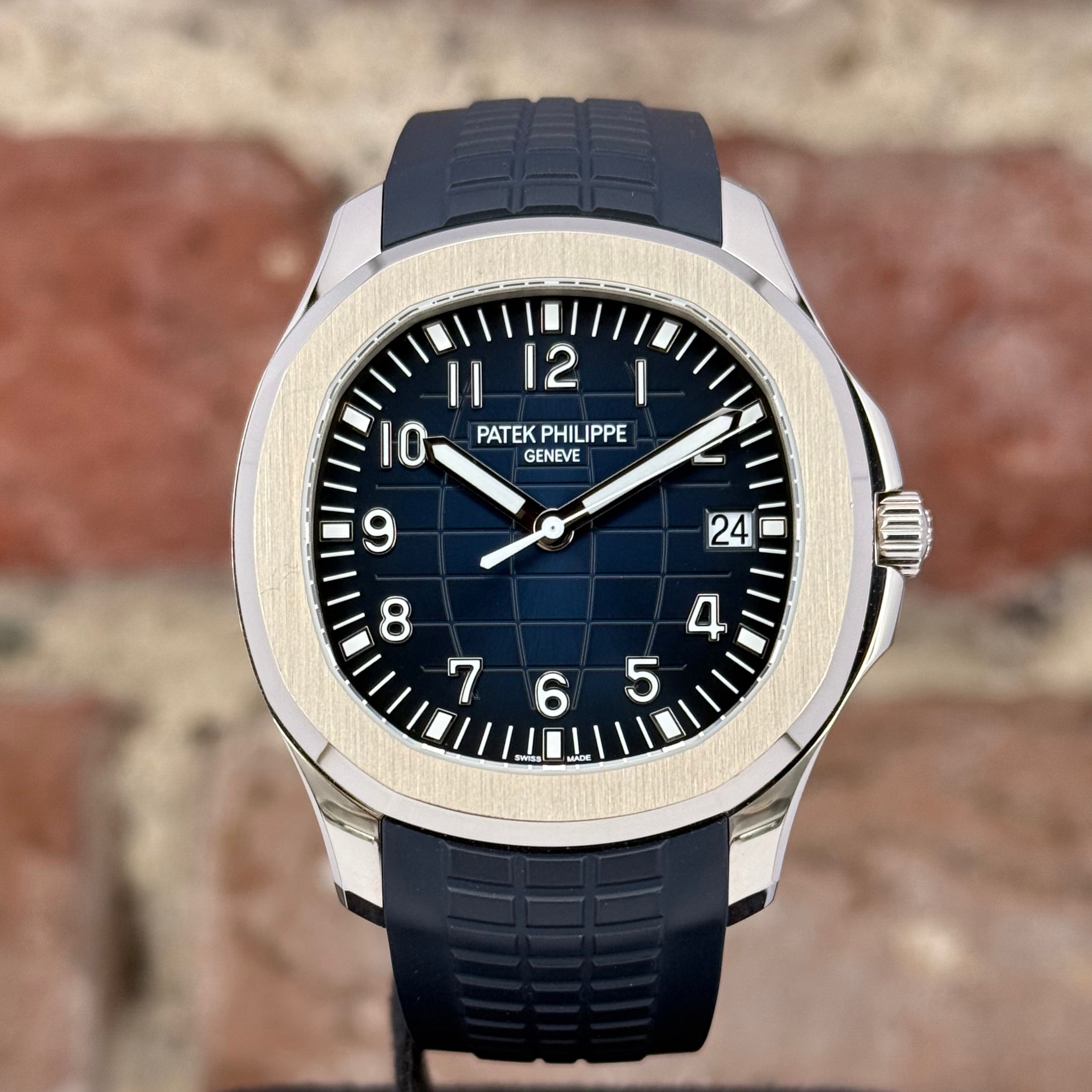 Patek Philippe Aquanaut – Blaues Zifferblatt, Modell 2018 Ref. 5168G-001