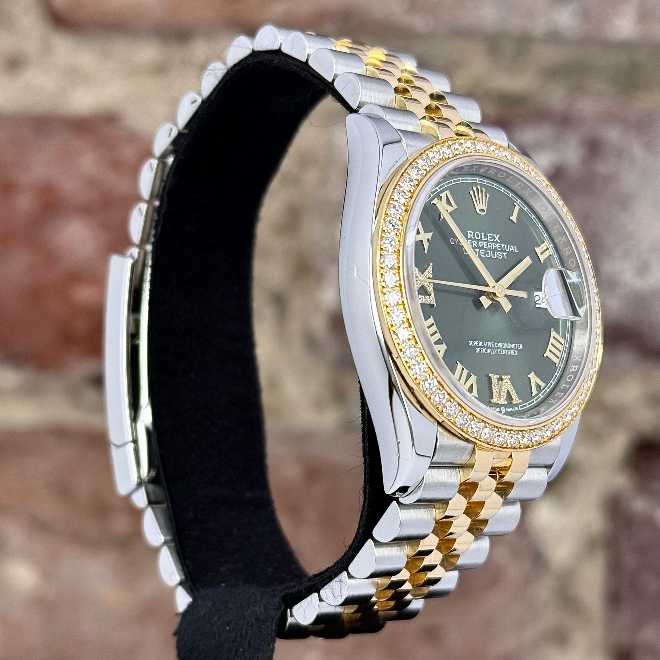 Rolex Datejust 36 - Grünes Zifferblatt, Modell 2021, Ref. 126283RBR