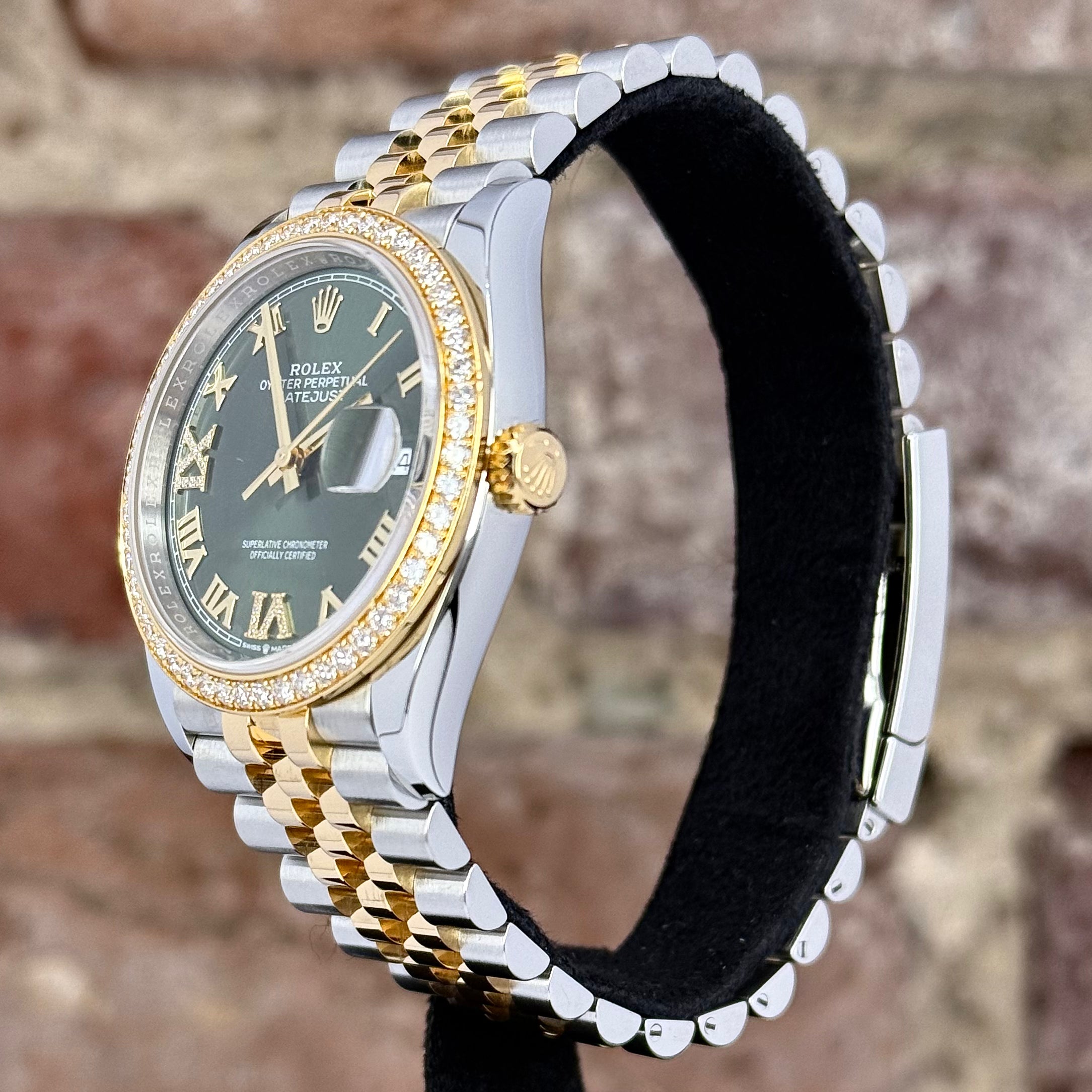 Rolex Datejust 36 - Grünes Zifferblatt, Modell 2021, Ref. 126283RBR