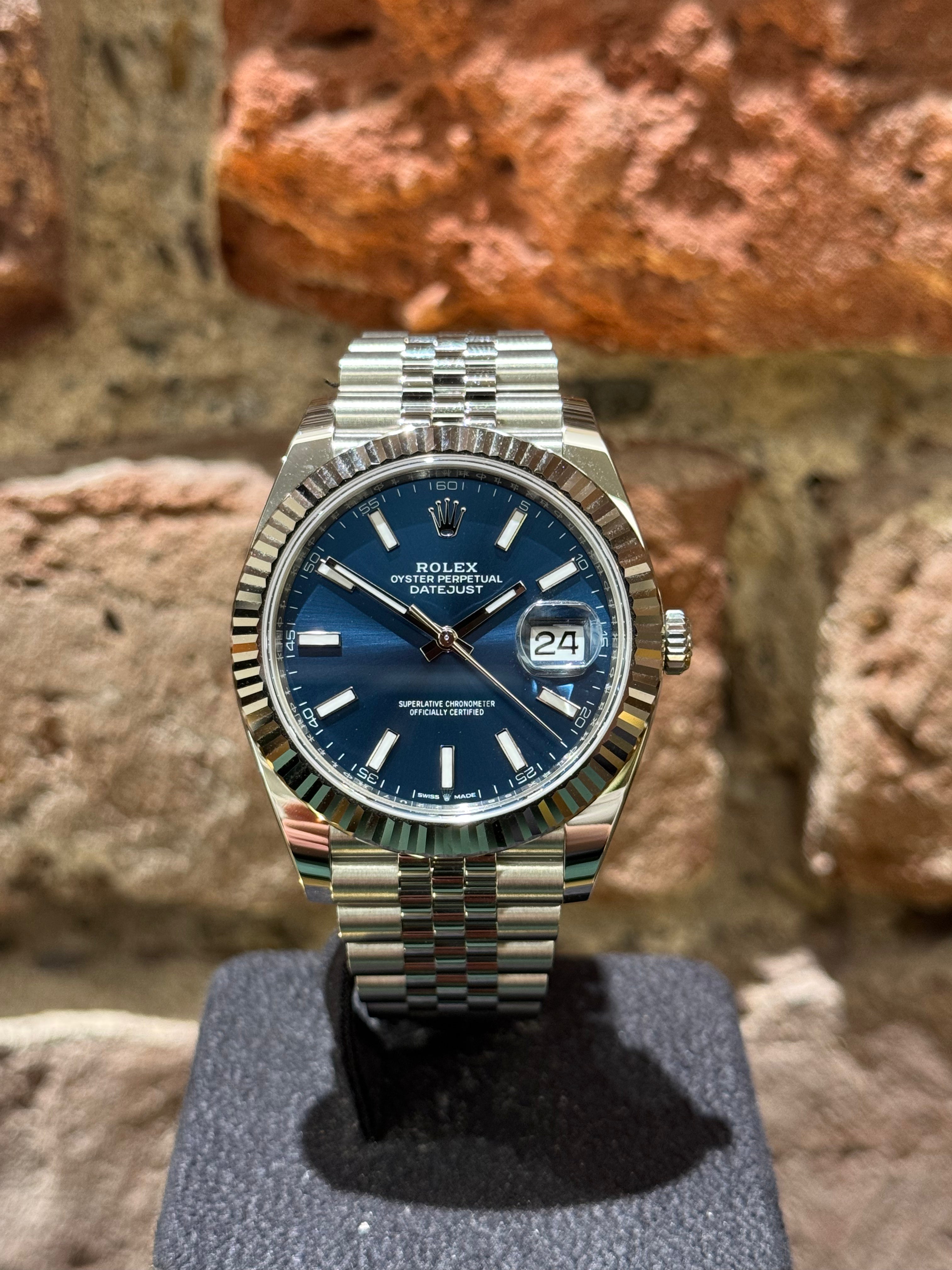 Rolex Datejust 41 - Blaues Zifferblatt, Modell 2025, Ref.126334
