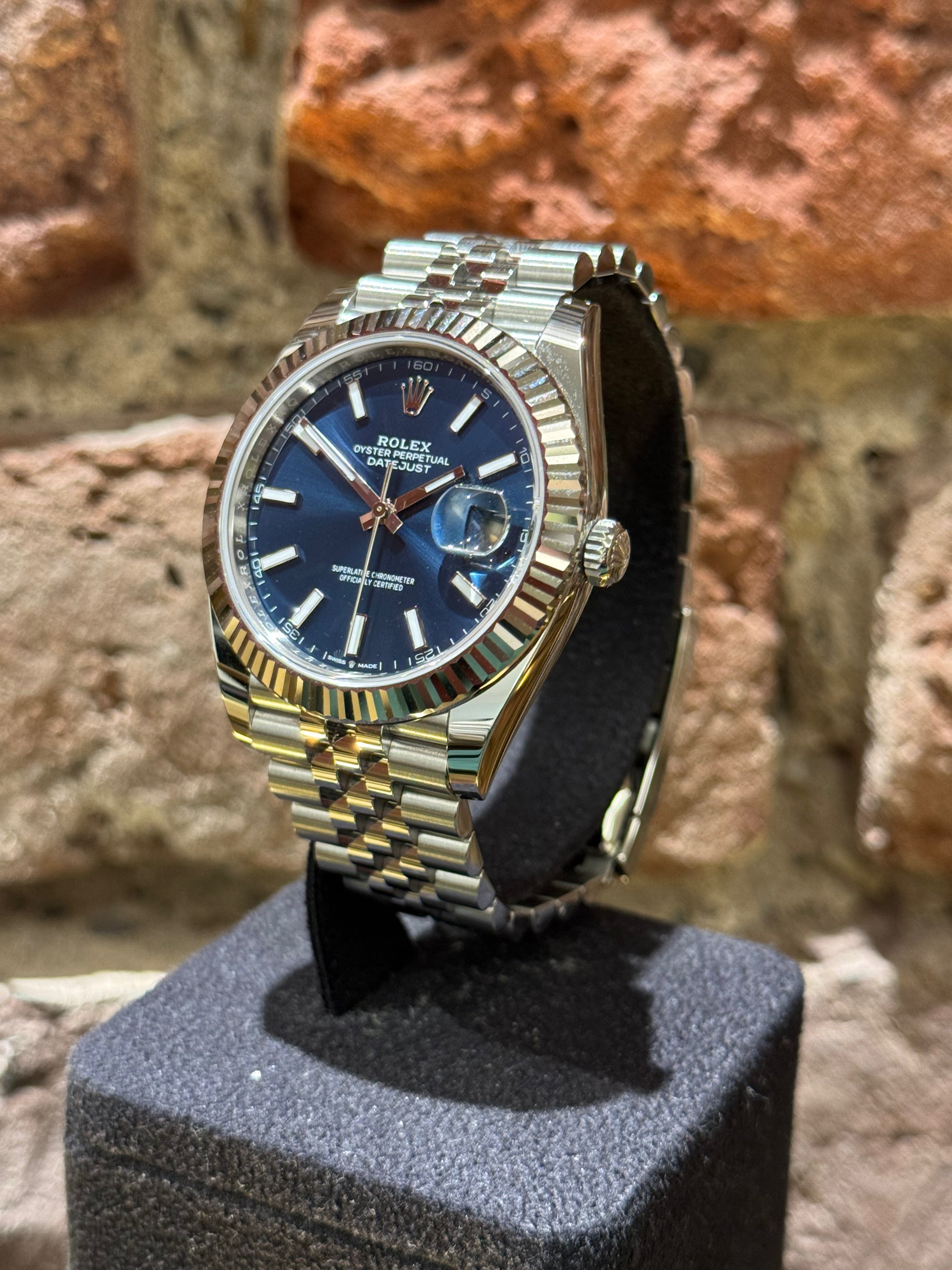 Rolex Datejust 41 - Blaues Zifferblatt, Modell 2025, Ref.126334