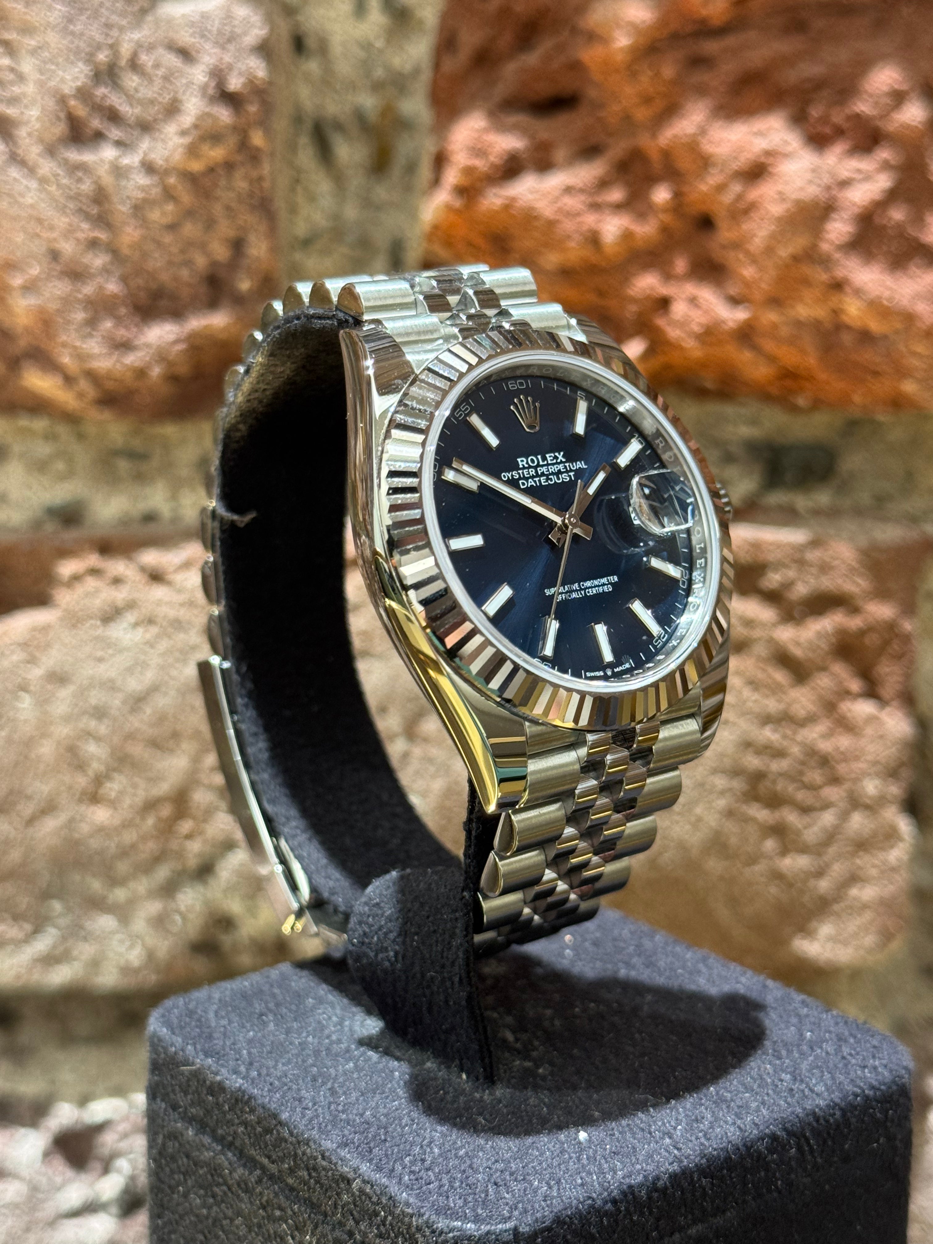 Rolex Datejust 41 - Blaues Zifferblatt, Modell 2025, Ref.126334