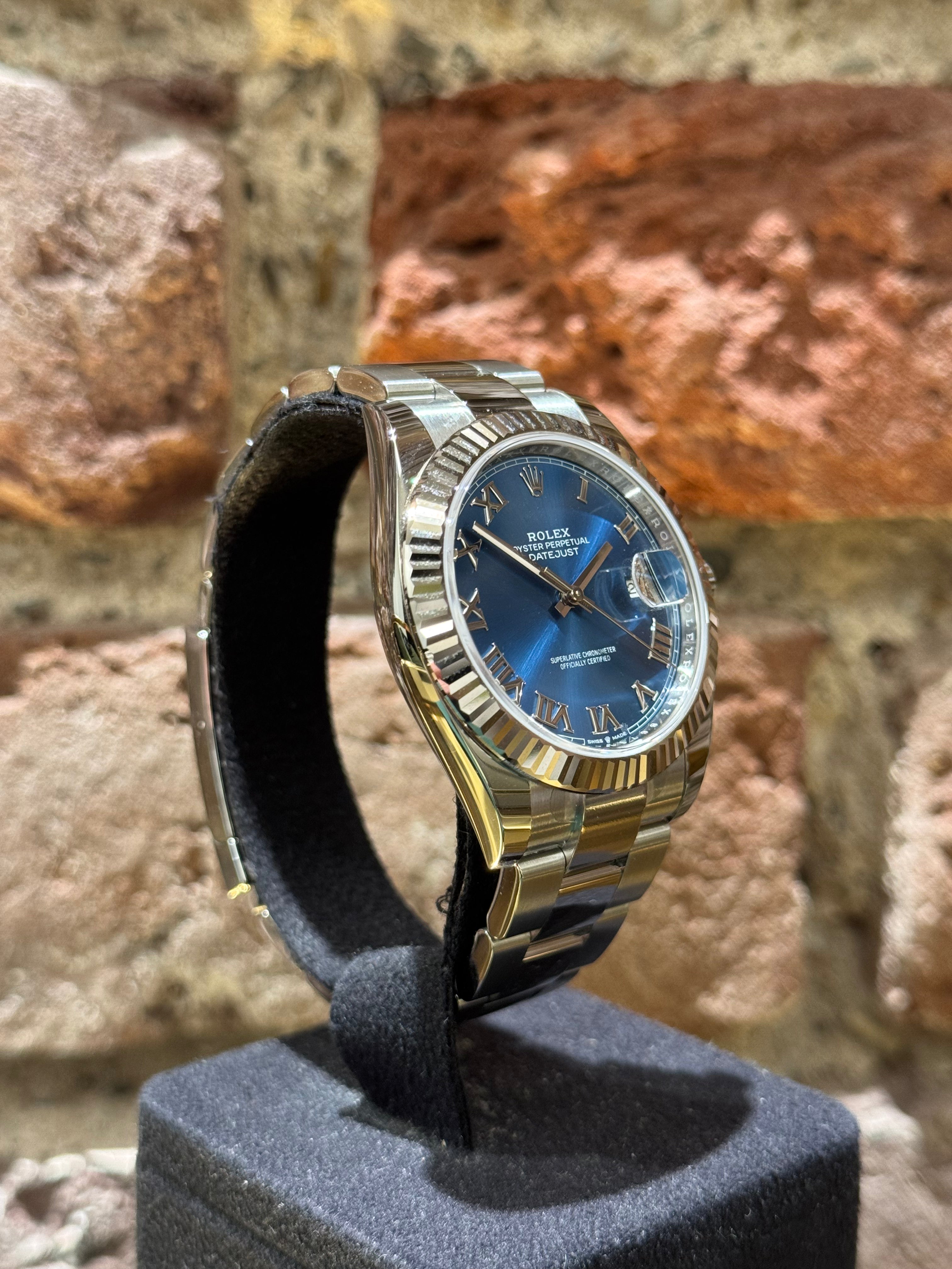 Rolex Datejust 41 - Blaues Zifferblatt Azurro, Modell 2025, Ref.126334