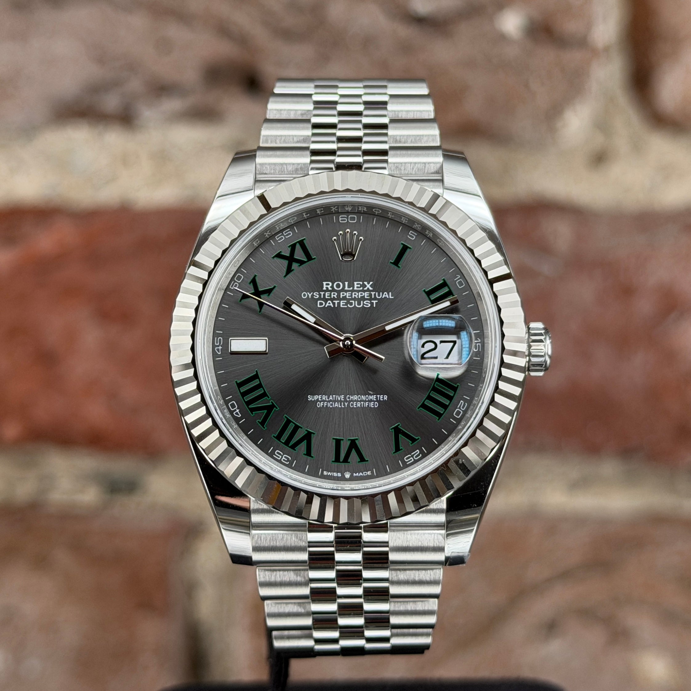 Rolex Datejust 41 – Graues Zifferblatt Wimbledon , Modell 2026, Ref. 126334
