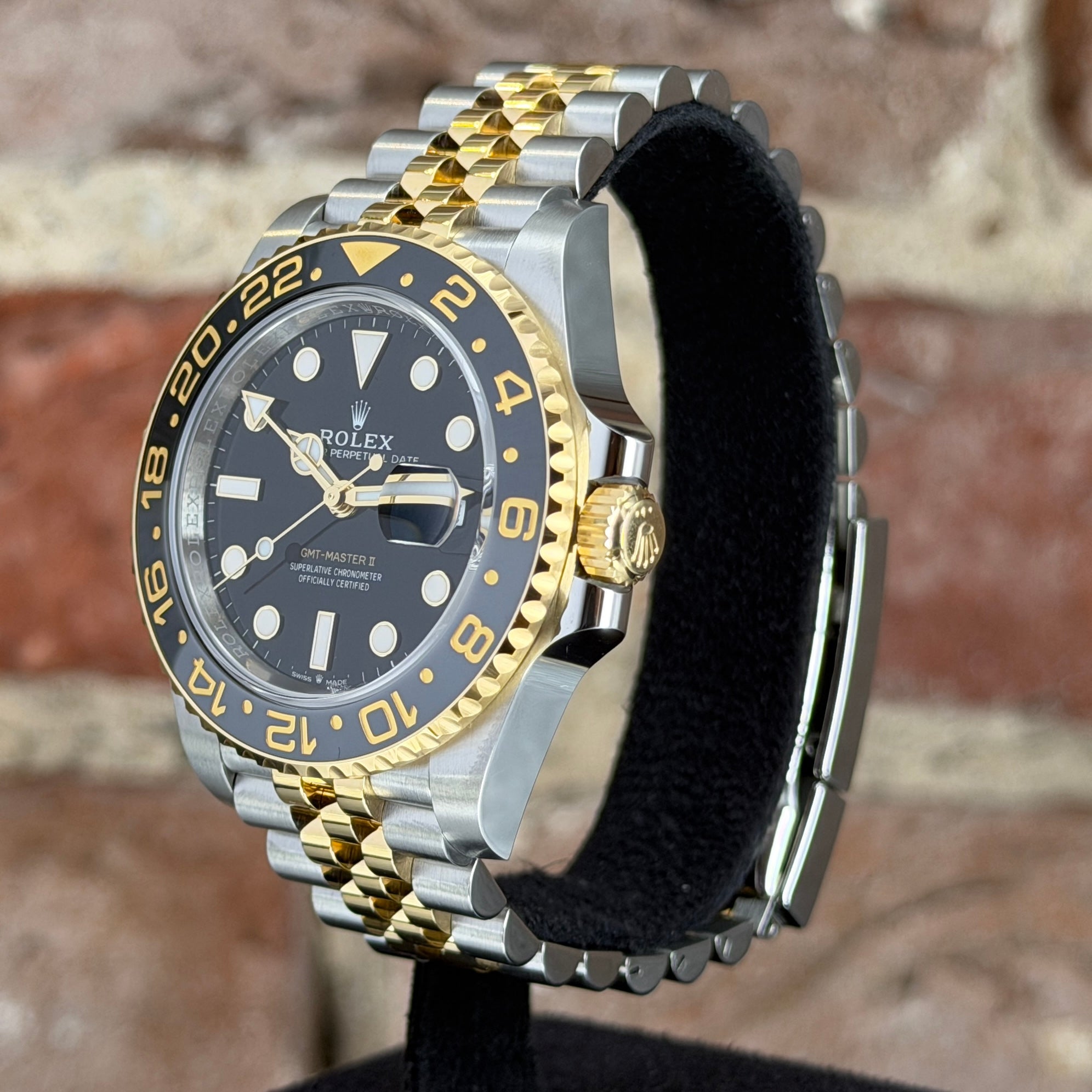 Rolex Gmt Master II - Schwarzes Ziffernblatt, Modell 2024, Ref.126713GRNR