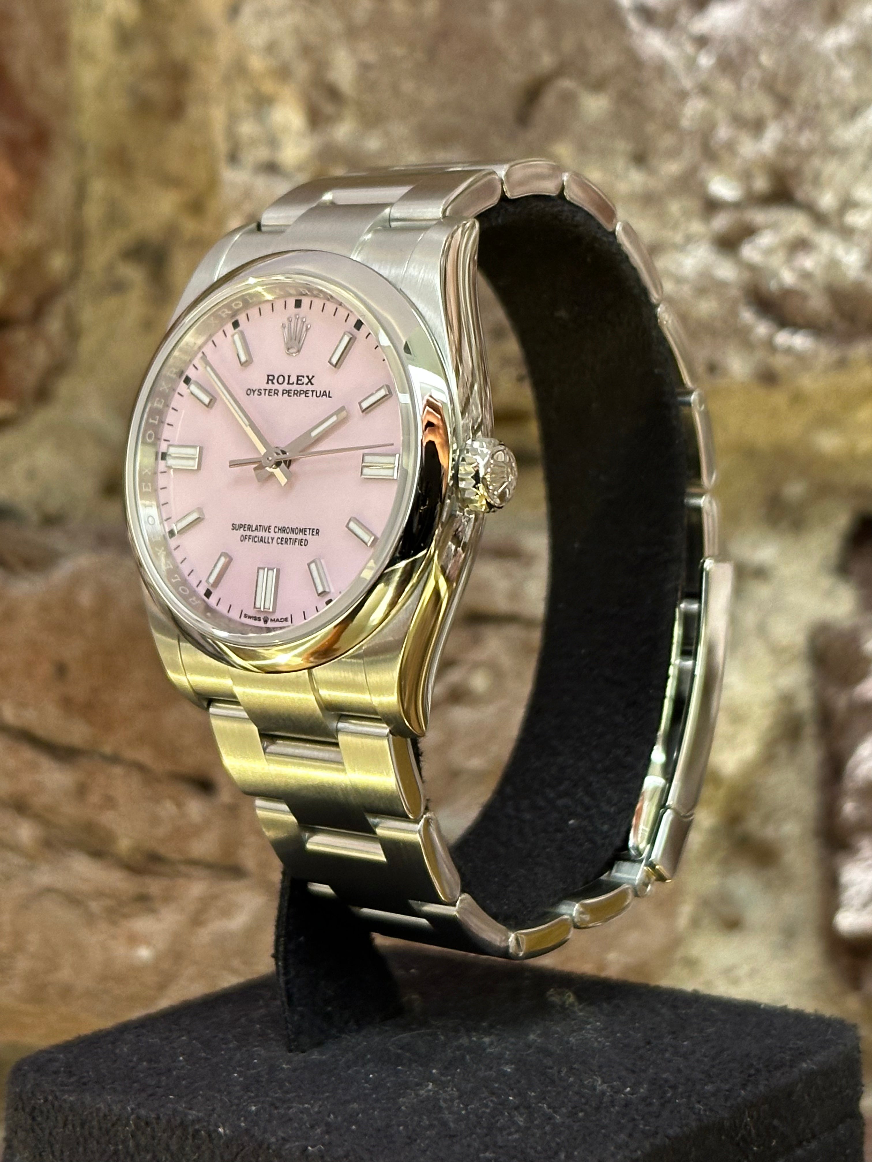 Rolex Oyster Perpetual 36 - Pinkes Zifferblatt, Modell 2025, Ref. 126000