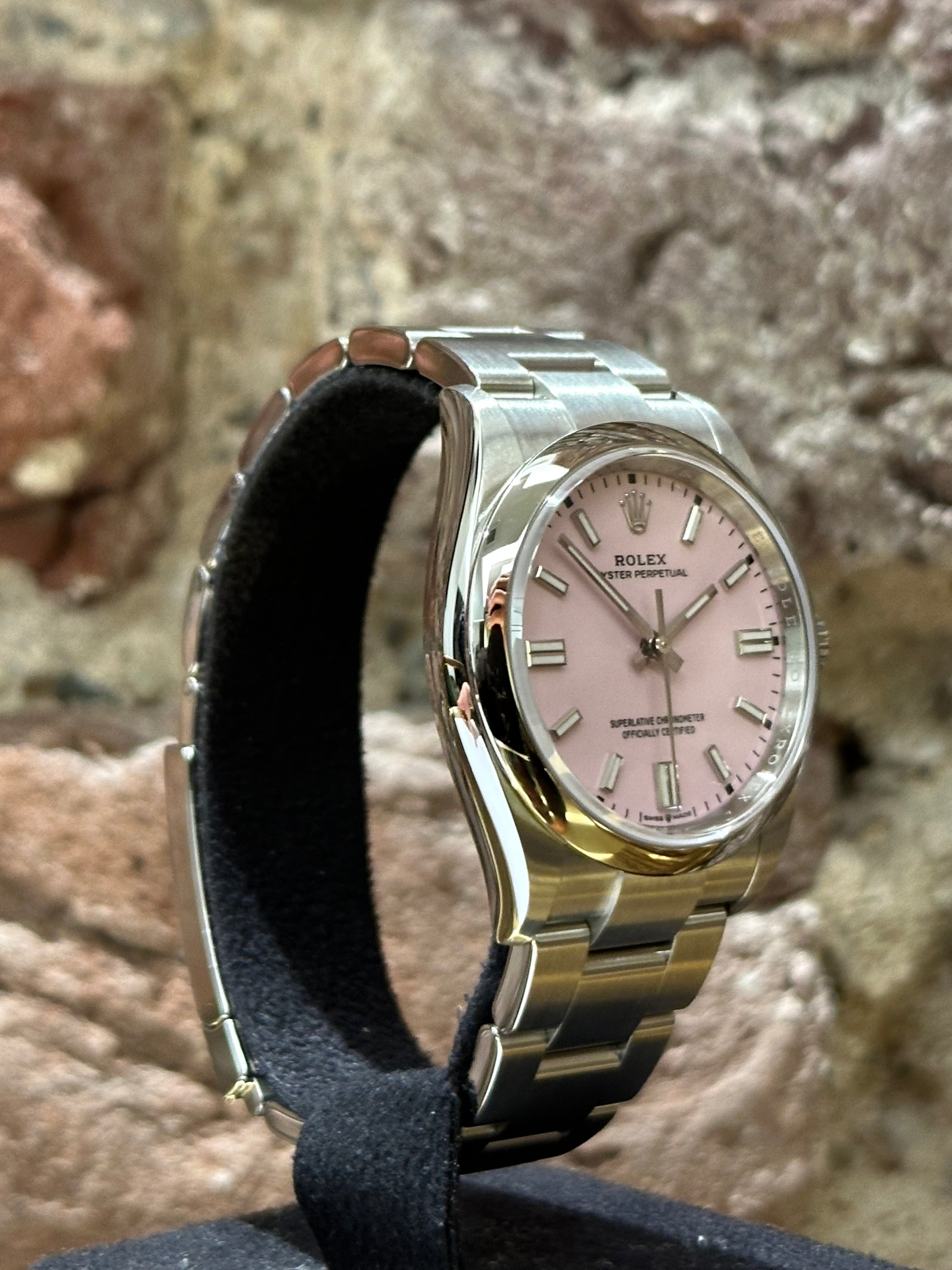 Rolex Oyster Perpetual 36 - Pinkes Zifferblatt, Modell 2025, Ref. 126000